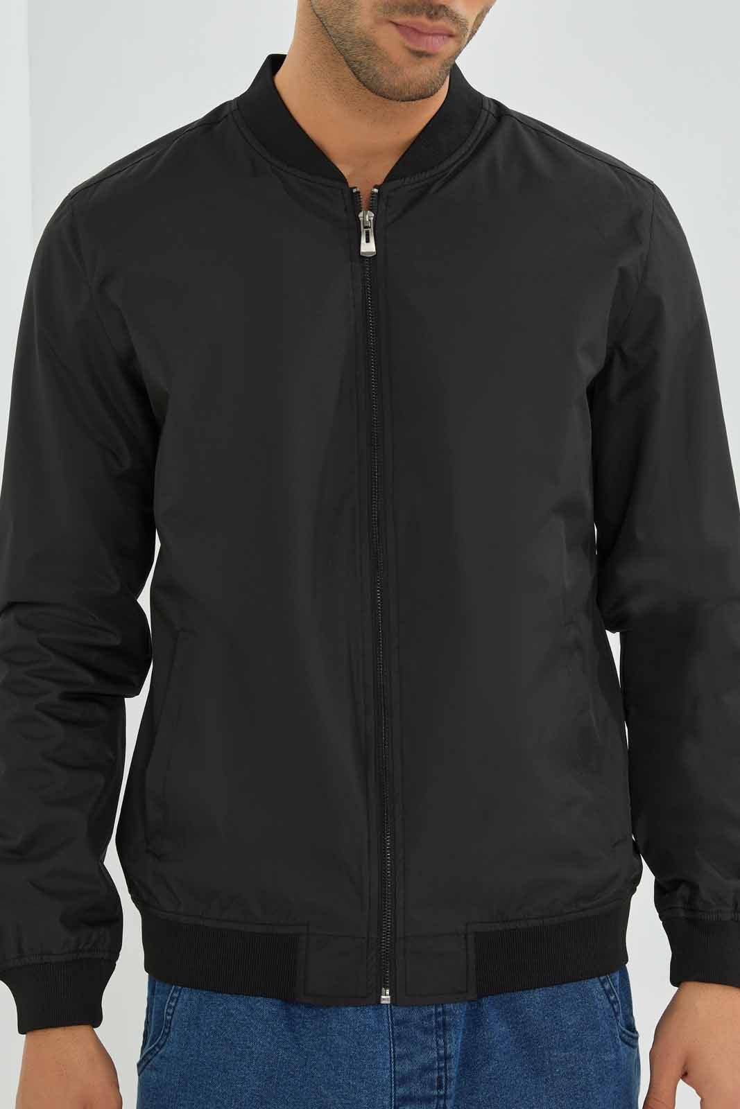 Redtag-Black-Bomber-Jacket-Category:Jackets,-Colour:Black,-Deals:New-In,-Filter:Men's-Clothing,-Men-Jackets,-New-In-Men-APL,-Non-Sale,-Section:Men,-W22B-Men's-