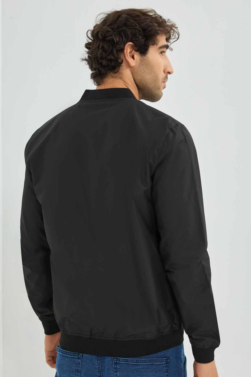 Redtag-Black-Bomber-Jacket-Category:Jackets,-Colour:Black,-Deals:New-In,-Filter:Men's-Clothing,-Men-Jackets,-New-In-Men-APL,-Non-Sale,-Section:Men,-W22B-Men's-
