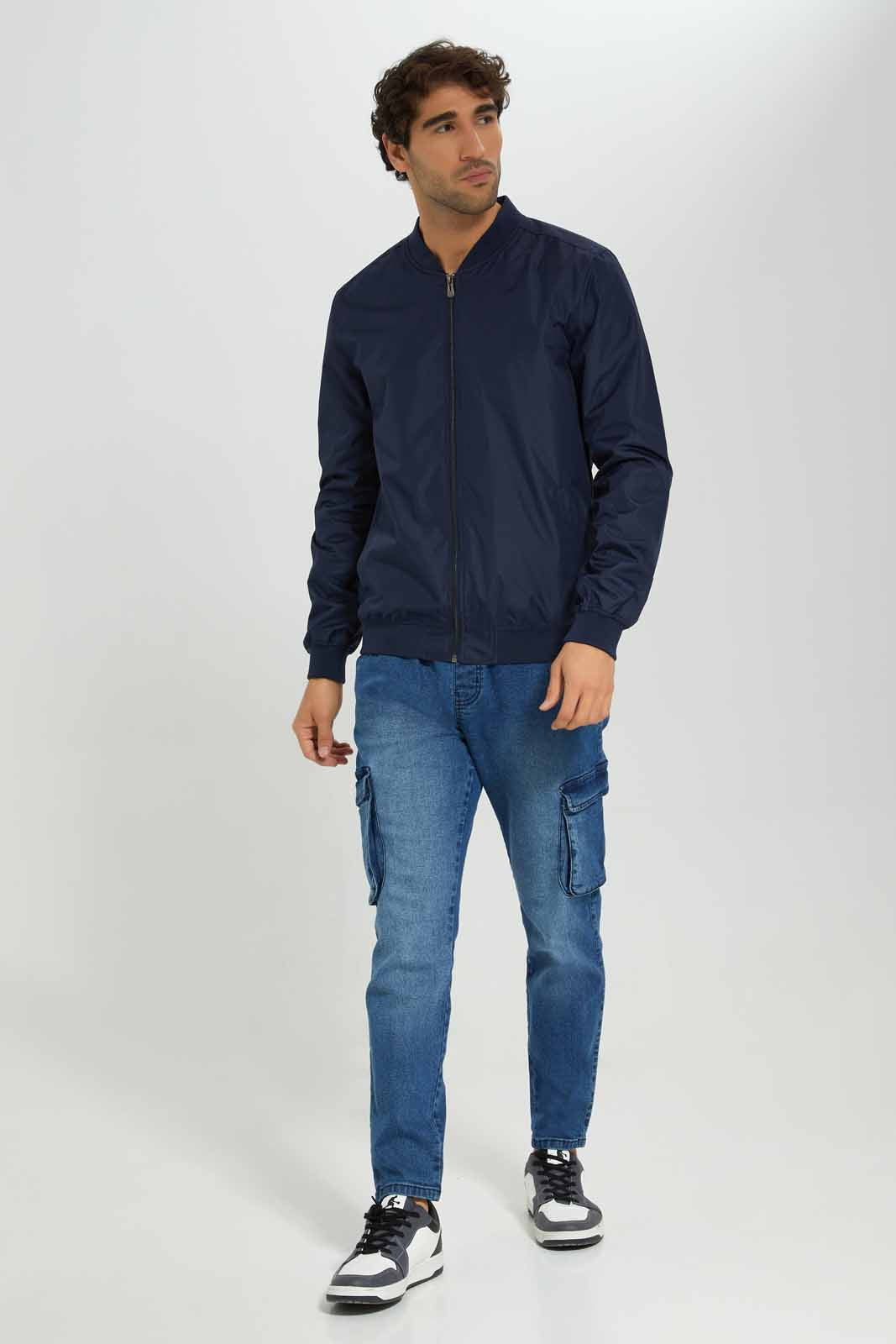 Redtag-Navy-Bomber-Jacket-Category:Jackets,-Colour:Navy,-Deals:New-In,-Filter:Men's-Clothing,-Men-Jackets,-New-In-Men-APL,-Non-Sale,-Section:Men,-W22B-Men's-