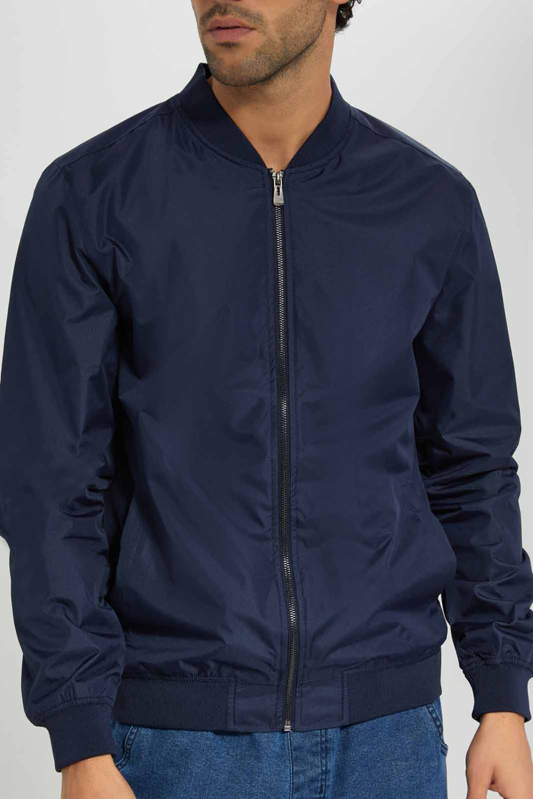 Redtag-Navy-Bomber-Jacket-Category:Jackets,-Colour:Navy,-Deals:New-In,-Filter:Men's-Clothing,-Men-Jackets,-New-In-Men-APL,-Non-Sale,-Section:Men,-W22B-Men's-