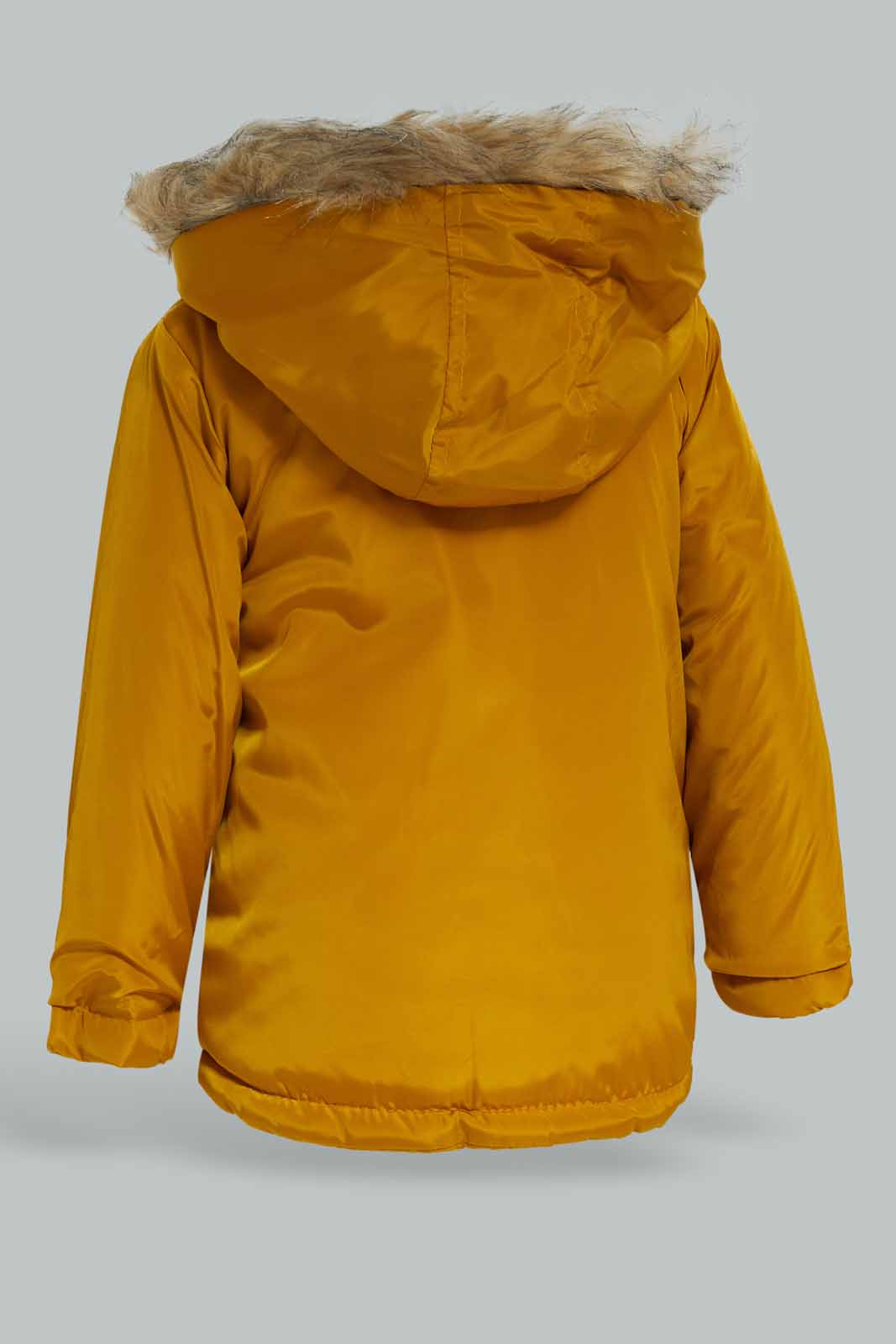 Redtag-Mustard-Hooded-Parka-Category:Jackets,-Colour:Mustard,-Deals:New-In,-Dept:Boys,-EHW,-Filter:Infant-Boys-(3-to-24-Mths),-INB-Jackets,-New-In-INB-APL,-Non-Sale,-Section:Boys-(0-to-14Yrs),-W22B-Infant-Boys-