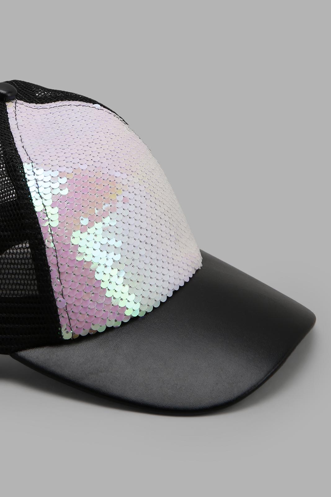 Redtag-Sequin-And-Black-Cap-Category:Caps-&-Hats,-Colour:Assorted,-Filter:Women's-Accessories,-New-In,-New-In-Women-ACC,-Non-Sale,-Section:Women,-W22A,-Women-Caps-&-Hats-Women-