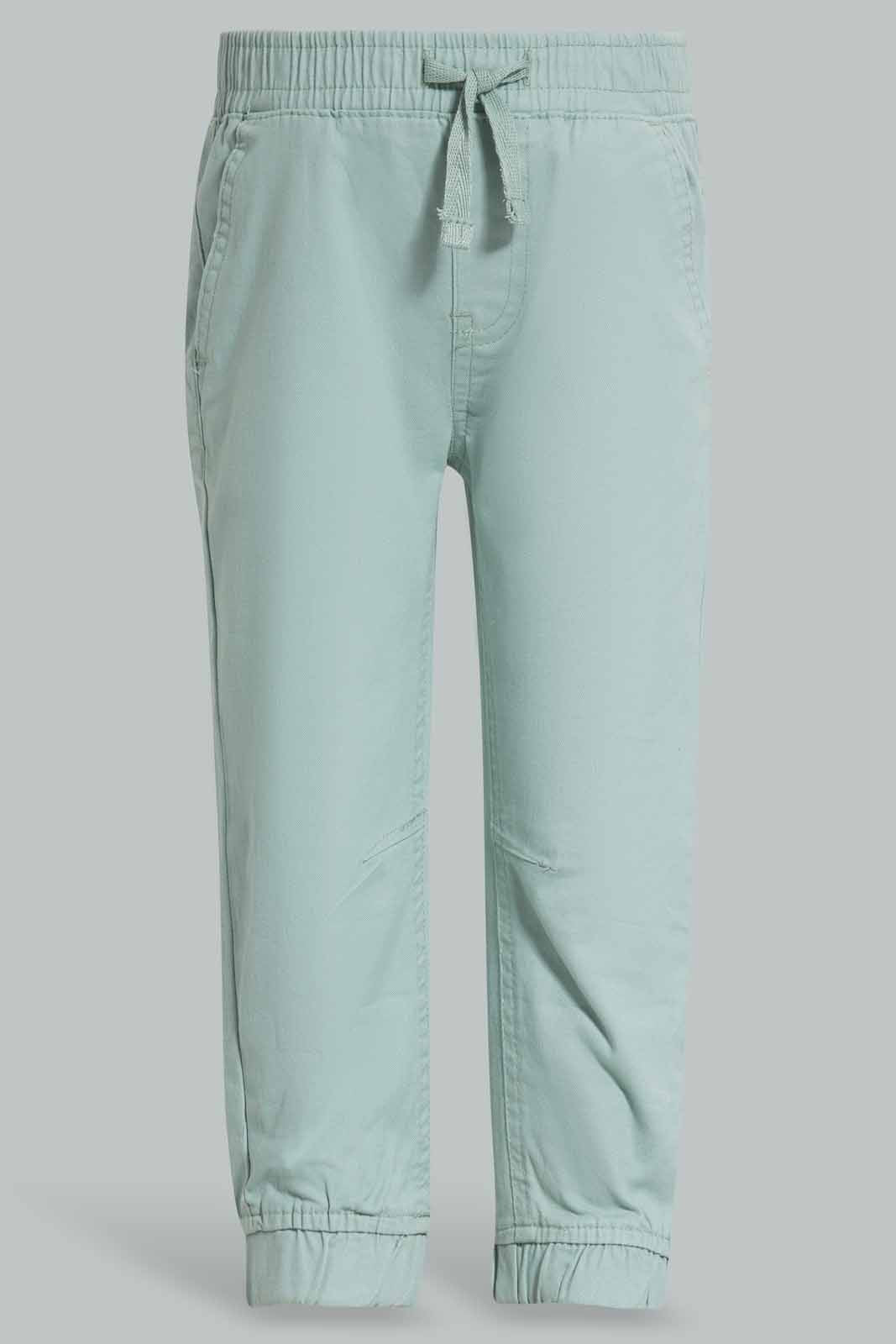 Redtag-Green-Chino-Jogger-Category:Trousers,-Colour:Green,-Deals:New-In,-Filter:Infant-Boys-(3-to-24-Mths),-INB-Trousers,-New-In-INB-APL,-Non-Sale,-Section:Boys-(0-to-14Yrs),-W22A-Infant-Boys-3 to 24 Months