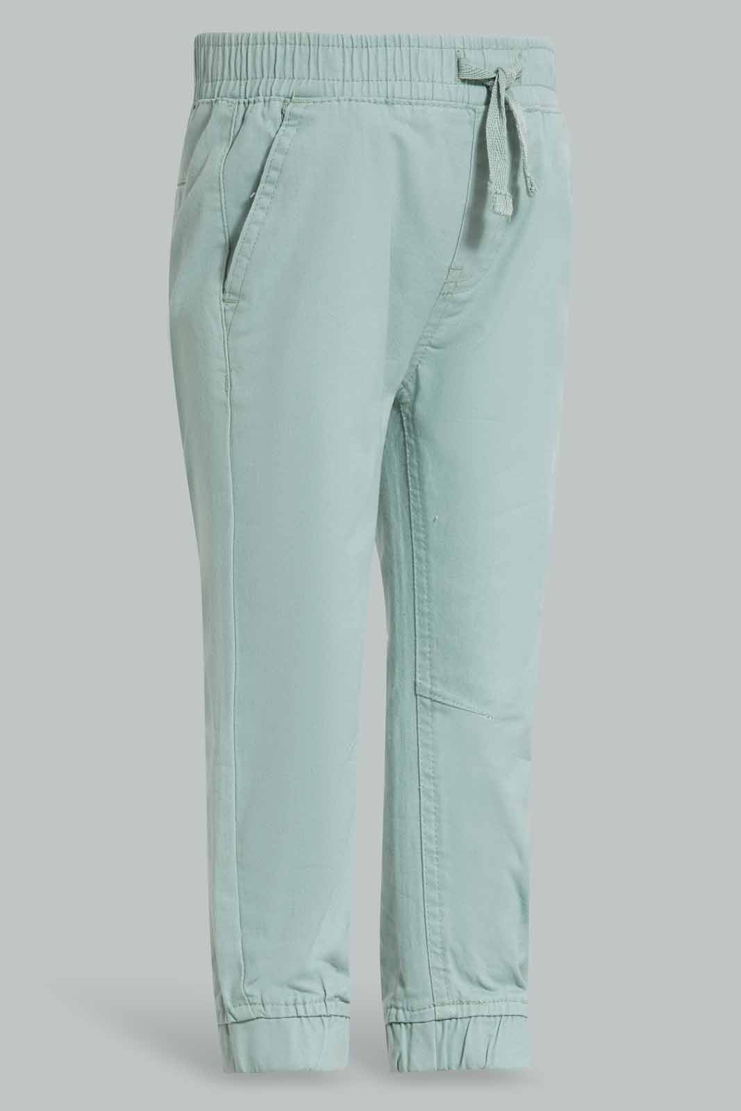 Redtag-Green-Chino-Jogger-Category:Trousers,-Colour:Green,-Deals:New-In,-Filter:Infant-Boys-(3-to-24-Mths),-INB-Trousers,-New-In-INB-APL,-Non-Sale,-Section:Boys-(0-to-14Yrs),-W22A-Infant-Boys-3 to 24 Months