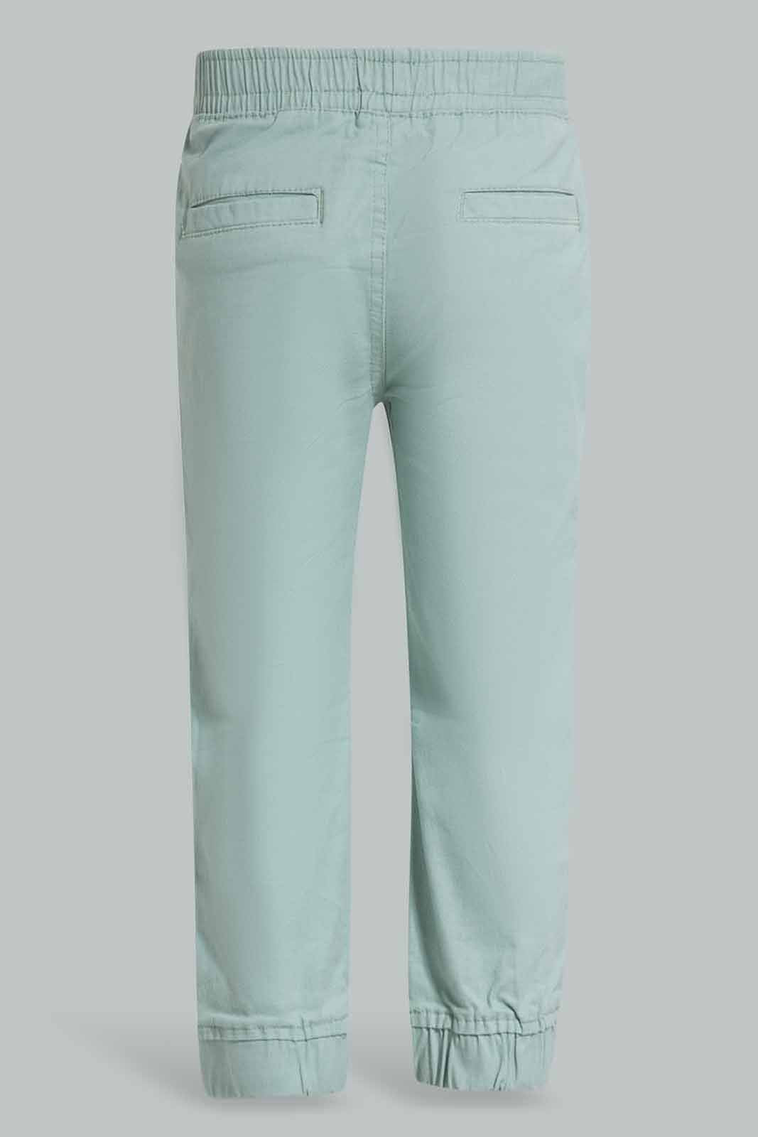 Redtag-Green-Chino-Jogger-Category:Trousers,-Colour:Green,-Deals:New-In,-Filter:Infant-Boys-(3-to-24-Mths),-INB-Trousers,-New-In-INB-APL,-Non-Sale,-Section:Boys-(0-to-14Yrs),-W22A-Infant-Boys-3 to 24 Months