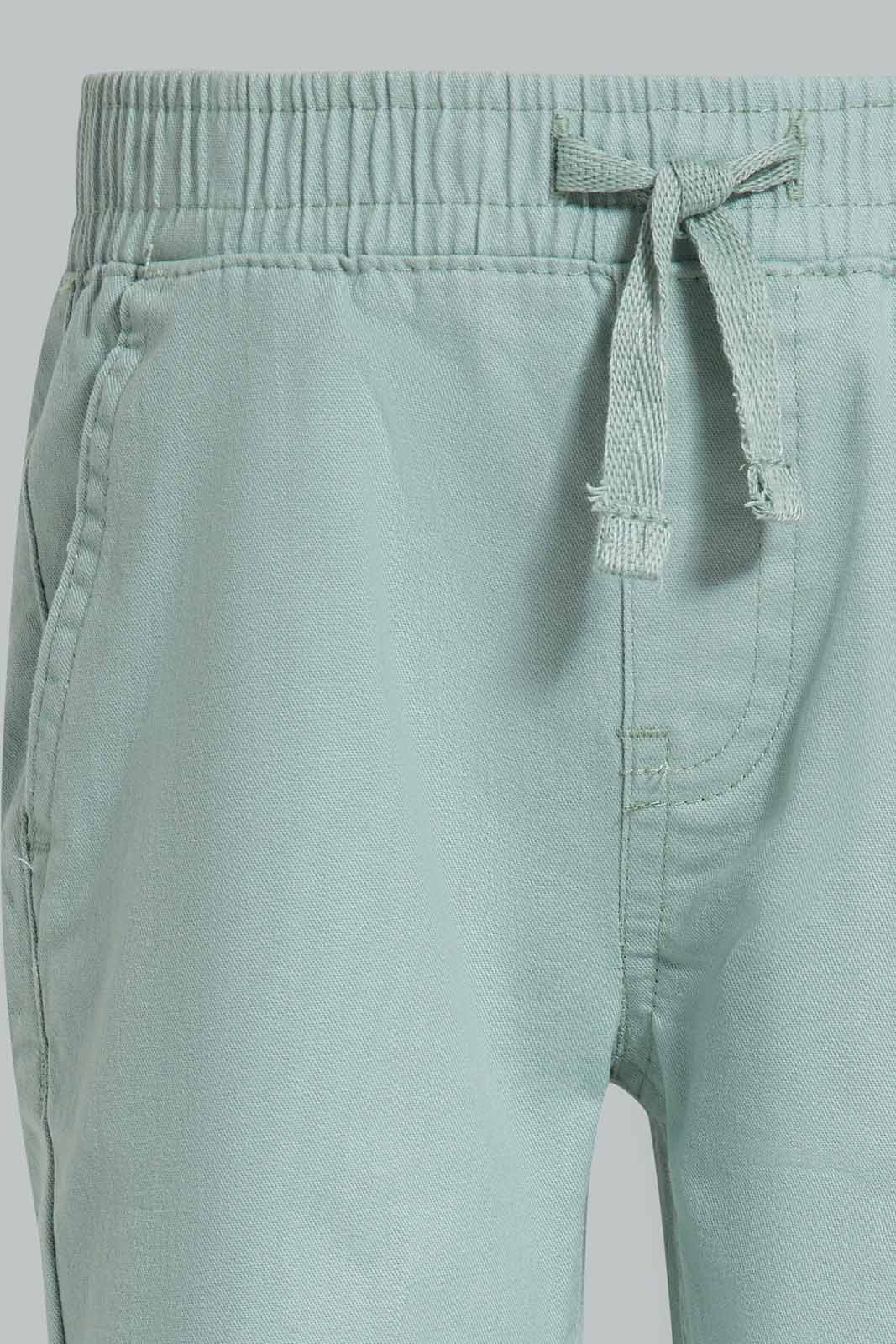 Redtag-Green-Chino-Jogger-Category:Trousers,-Colour:Green,-Deals:New-In,-Filter:Infant-Boys-(3-to-24-Mths),-INB-Trousers,-New-In-INB-APL,-Non-Sale,-Section:Boys-(0-to-14Yrs),-W22A-Infant-Boys-3 to 24 Months