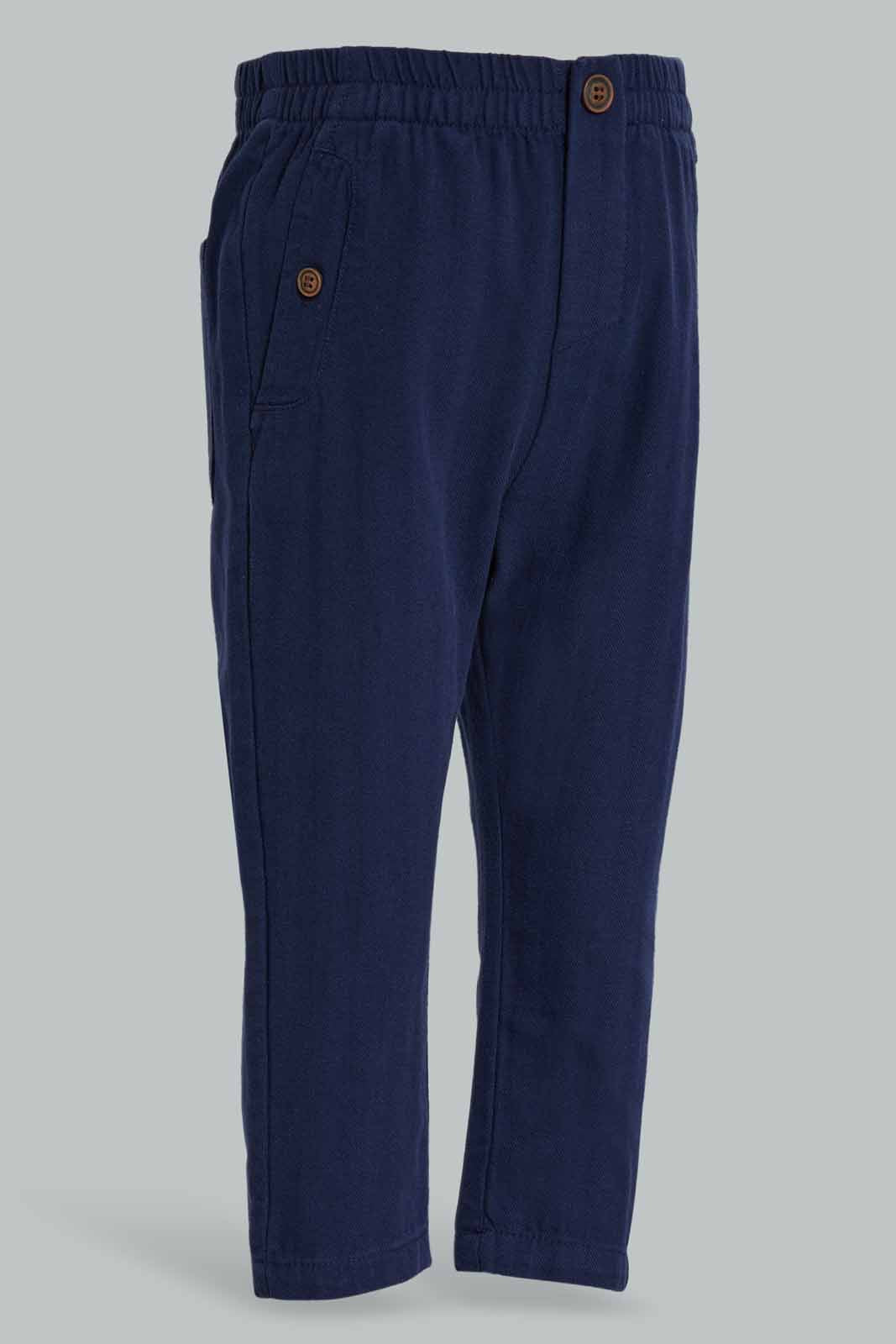 Redtag-Navy-Herringbone-Trouser-Category:Trousers,-Colour:Navy,-Deals:New-In,-Filter:Infant-Boys-(3-to-24-Mths),-INB-Trousers,-New-In-INB-APL,-Non-Sale,-Section:Boys-(0-to-14Yrs),-W22A-Infant-Boys-3 to 24 Months