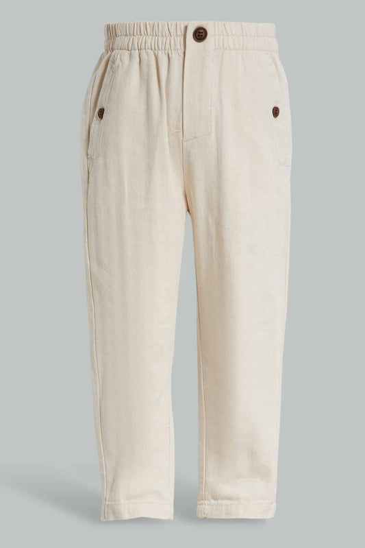 Redtag-White-Herringbone-Trouser-Category:Trousers,-Colour:White,-Deals:New-In,-Filter:Infant-Boys-(3-to-24-Mths),-INB-Trousers,-New-In-INB-APL,-Non-Sale,-Section:Boys-(0-to-14Yrs),-W22A-Infant-Boys-3 to 24 Months