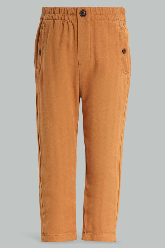 Redtag-Mustard-Herringbone-Trouser-Category:Trousers,-Colour:Mustard,-Deals:New-In,-Filter:Infant-Boys-(3-to-24-Mths),-INB-Trousers,-New-In-INB-APL,-Non-Sale,-Section:Boys-(0-to-14Yrs),-W22A-Infant-Boys-3 to 24 Months