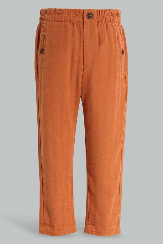Redtag-Brown-Herringbone-Trouser-Category:Trousers,-Colour:Brown,-Deals:New-In,-Filter:Infant-Boys-(3-to-24-Mths),-INB-Trousers,-New-In-INB-APL,-Non-Sale,-Section:Boys-(0-to-14Yrs),-W22A-Infant-Boys-3 to 24 Months