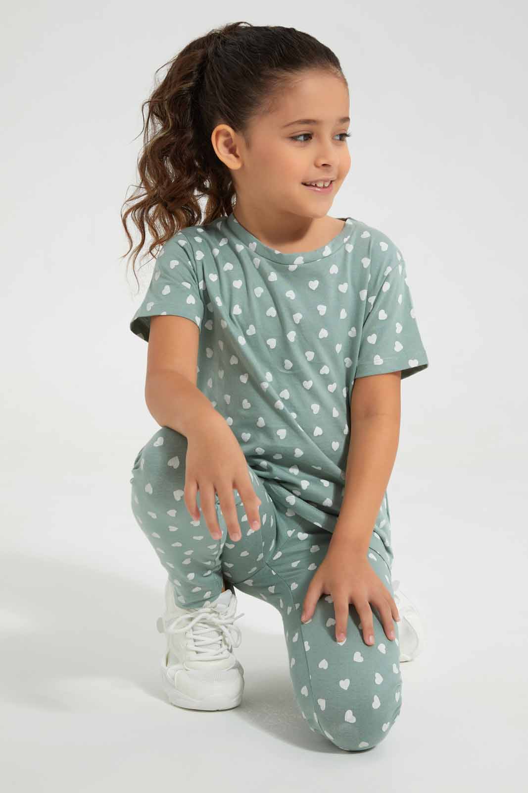 Redtag-Cream-Basic-Heart-Aop-Tshirt-Category:T-Shirts,-Colour:Cream,-Deals:New-In,-Filter:Girls-(2-to-8-Yrs),-GIR-T-Shirts,-New-In-GIR-APL,-Non-Sale,-Section:Girls-(0-to-14Yrs),-TBL,-W22O-Girls-2 to 8 Years