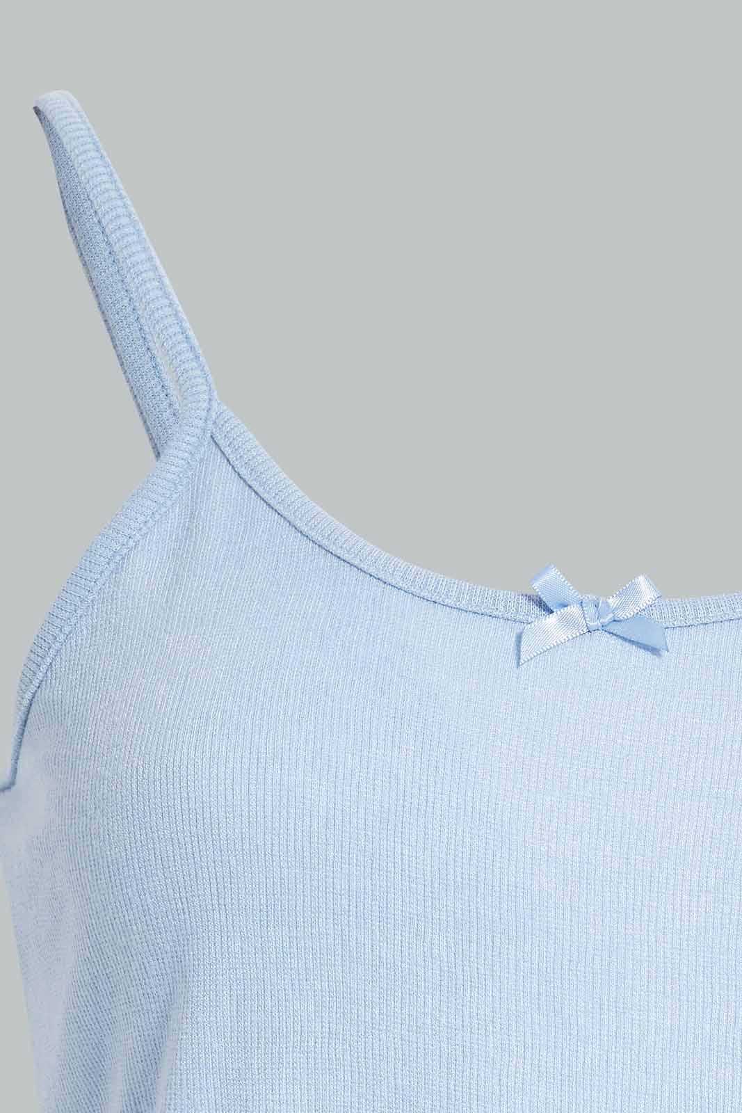 Redtag-Lt-Blue-Cami-With-Short-Pajama-Set-Category:Pyjama-Sets,-Colour:Blue,-Deals:New-In,-Filter:Women's-Clothing,-New-In-Women-APL,-Non-Sale,-Section:Women,-W22O,-Women-Pyjama-Sets--