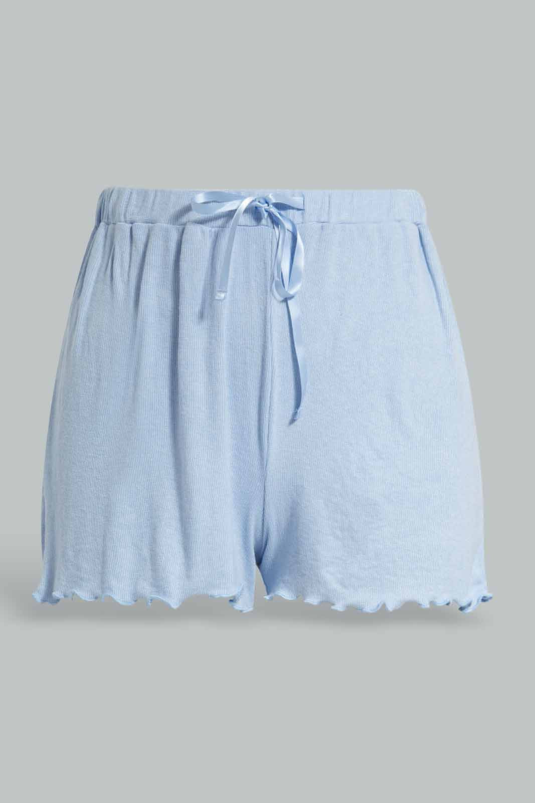 Redtag-Lt-Blue-Cami-With-Short-Pajama-Set-Category:Pyjama-Sets,-Colour:Blue,-Deals:New-In,-Filter:Women's-Clothing,-New-In-Women-APL,-Non-Sale,-Section:Women,-W22O,-Women-Pyjama-Sets--