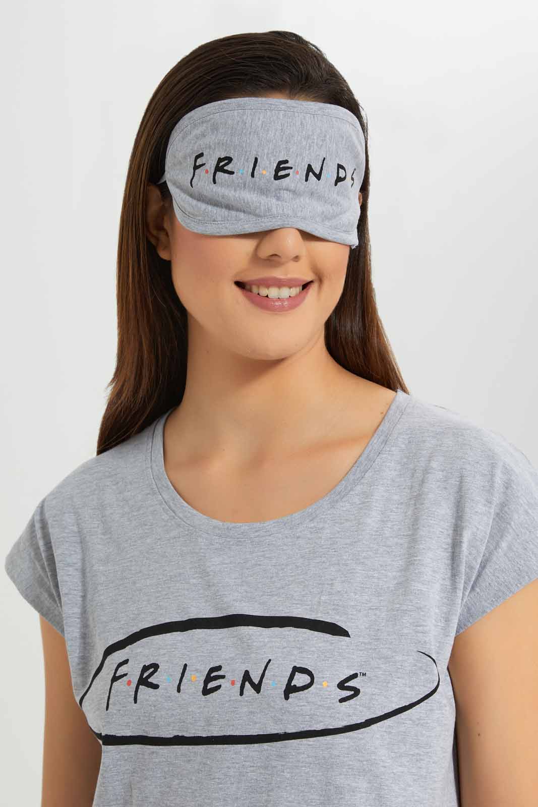Redtag-White-Ladies-Night-Dress-With-Eye-Mask-Category:Nightshirts,-CHR,-Colour:White,-Deals:New-In,-Filter:Women's-Clothing,-New-In-Women-APL,-Non-Sale,-Section:Women,-W22O,-Women-Nightshirts--