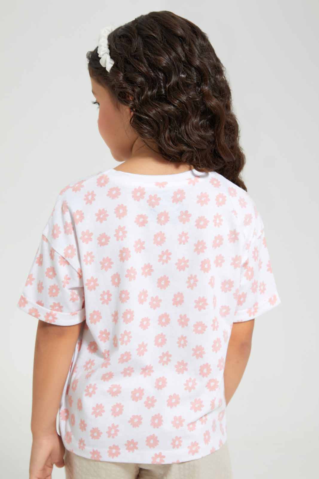 White Floral T-Shirt