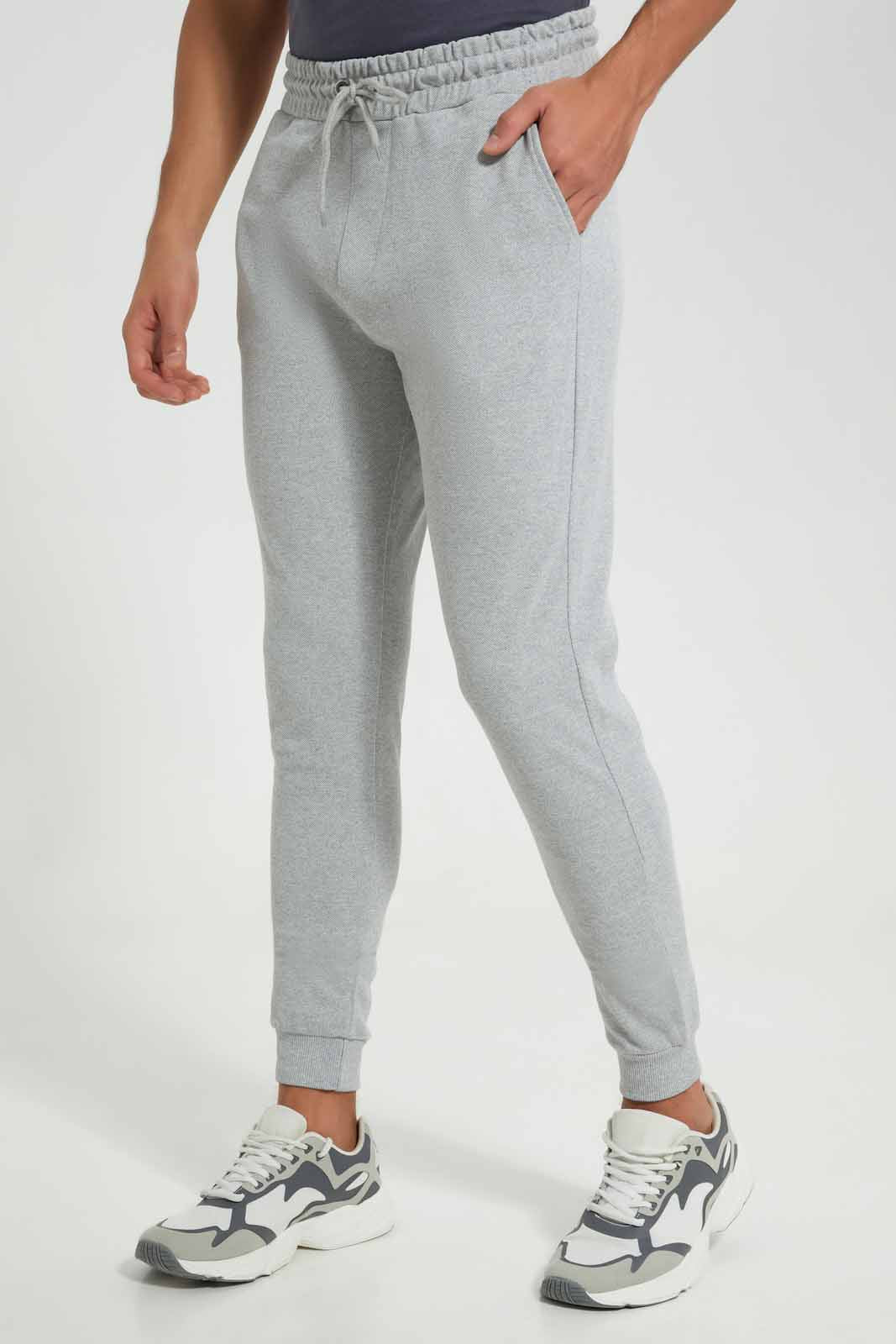 Redtag-Grey-Pique-Jog-Pant-Category:Joggers,-Colour:Grey,-Deals:New-In,-Filter:Men's-Clothing,-Men-Joggers,-New-In-Men-APL,-Non-Sale,-Section:Men,-TBL,-W22A-Men's-