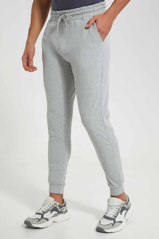 Redtag-Grey-Pique-Jog-Pant-Category:Joggers,-Colour:Grey,-Deals:New-In,-Filter:Men's-Clothing,-Men-Joggers,-New-In-Men-APL,-Non-Sale,-Section:Men,-TBL,-W22A-Men's-