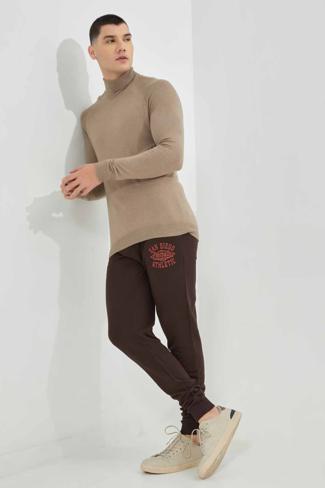 Redtag-Brown-Jog-Pant-Category:Joggers,-Colour:Brown,-Deals:New-In,-Filter:Men's-Clothing,-Men-Joggers,-New-In-Men-APL,-Non-Sale,-Section:Men,-TBL,-W22B-Men's-