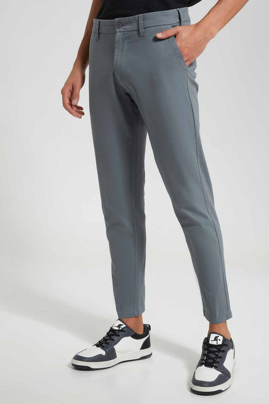 Redtag-Dark-Grey-Chino-Trousers-Category:Trousers,-Colour:Charcoal,-Deals:New-In,-Filter:Men's-Clothing,-Men-Trousers,-New-In-Men-APL,-Non-Sale,-Section:Men,-TBL,-W22A-Men's-