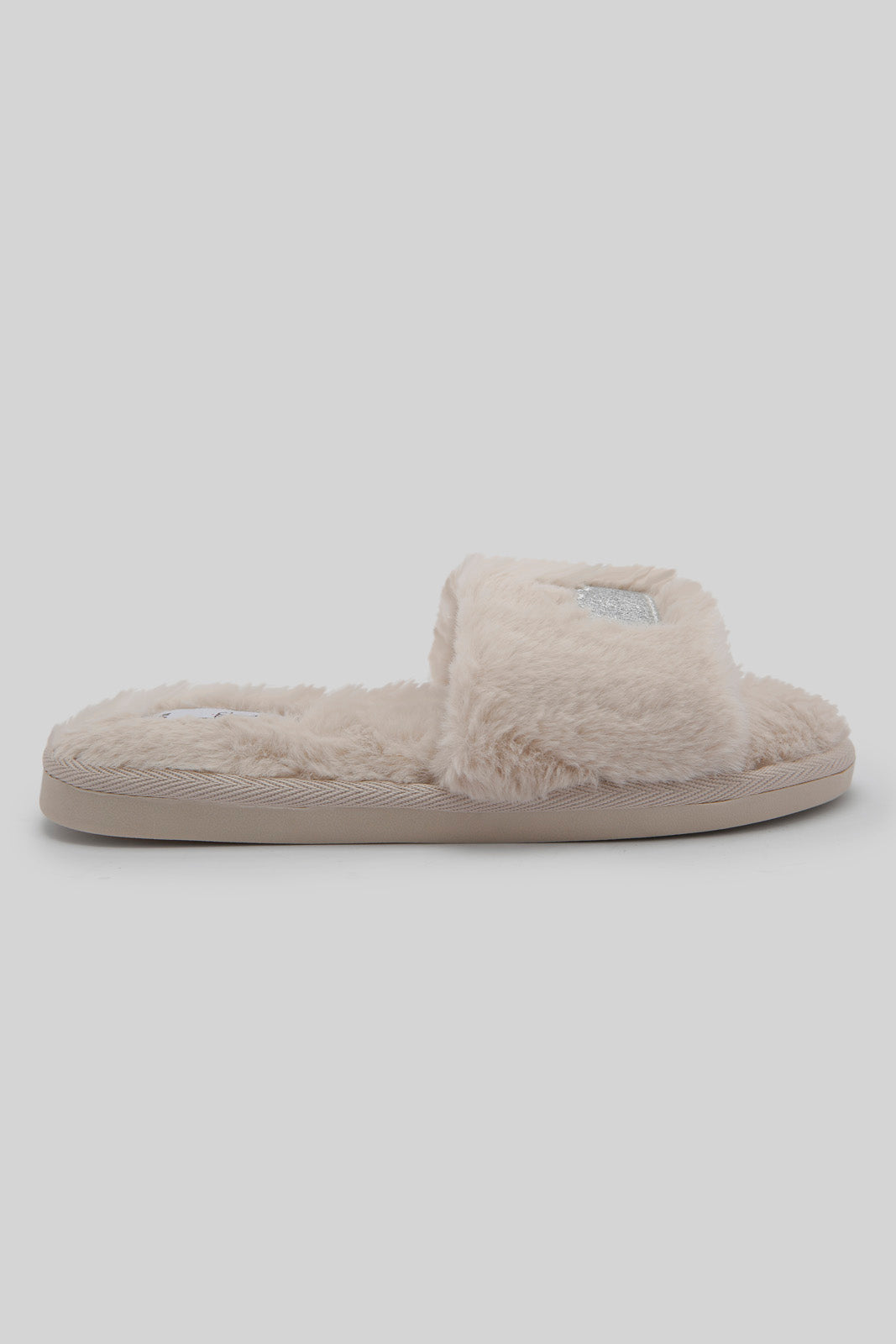 Redtag-Ivory-Crown-Slipper-Category:Slippers,-Colour:Ivory,-Deals:New-In,-Filter:Women's-Footwear,-New-In-Women-FOO,-Non-Sale,-Section:Women,-W22B,-Women-Slippers-Women's-