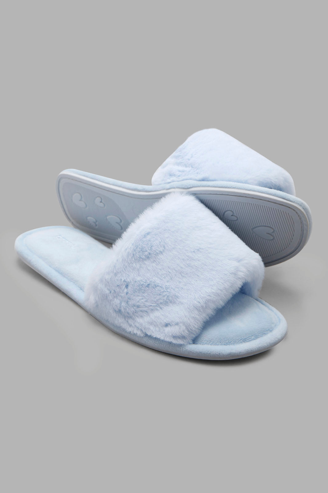 Redtag-Pale-Blue-Classic-Slipper-Category:Slippers,-Colour:Blue,-Deals:New-In,-Filter:Women's-Footwear,-New-In-Women-FOO,-Non-Sale,-Section:Women,-W22A,-Women-Slippers-Women's-