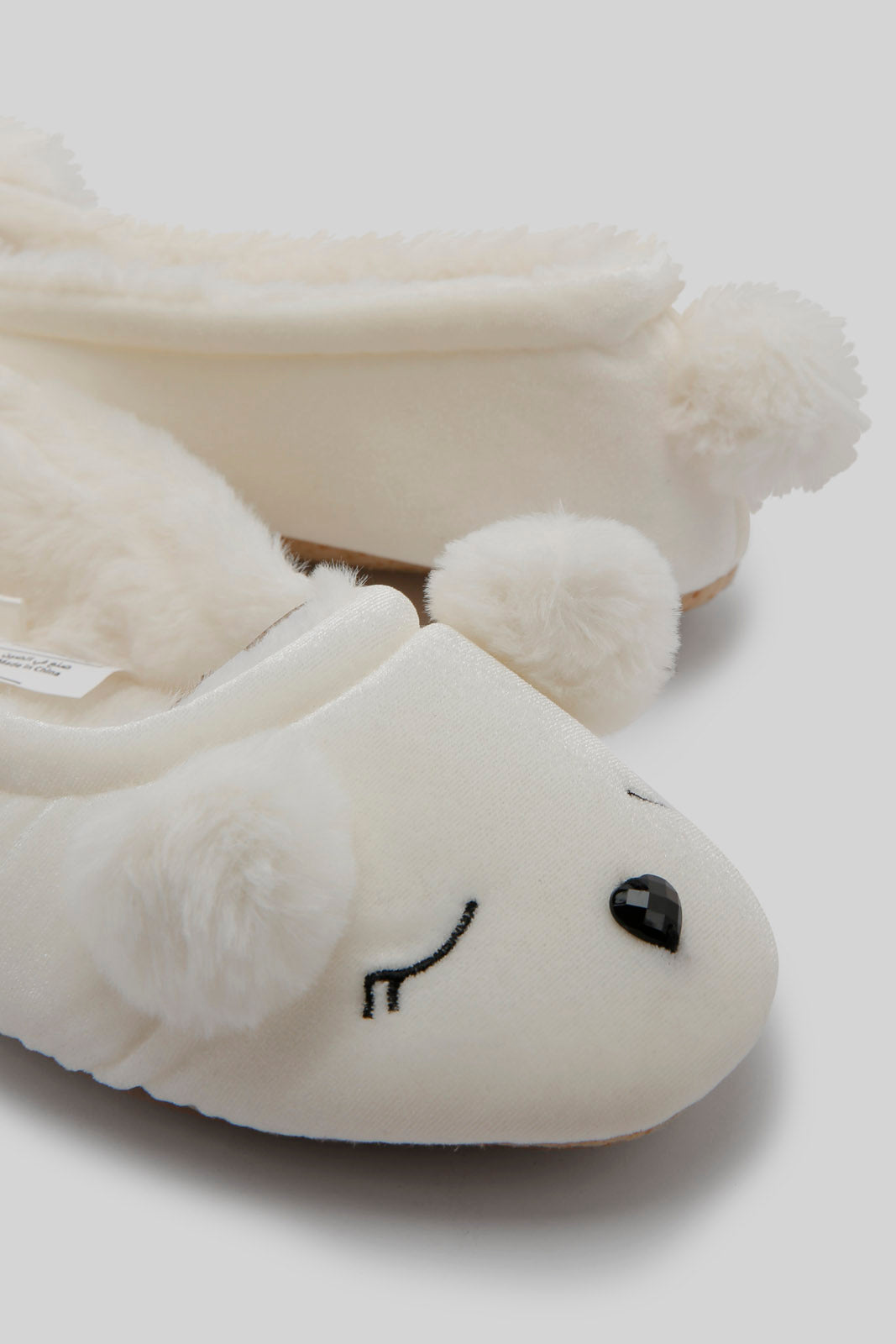Redtag-Ivory-Ballerina-Slipper-Category:Slippers,-Colour:Ivory,-Deals:New-In,-Dept:Ladieswear,-Filter:Women's-Footwear,-New-In-Women-FOO,-Non-Sale,-Section:Women,-W22B,-Women-Slippers-Women's-