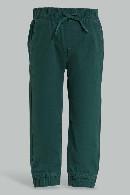 Redtag-Green-Chino-Jogger-Category:Trousers,-Colour:Green,-Deals:New-In,-Filter:Infant-Boys-(3-to-24-Mths),-INB-Trousers,-New-In-INB-APL,-Non-Sale,-Section:Boys-(0-to-14Yrs),-W22B-Infant-Boys-3 to 24 Months