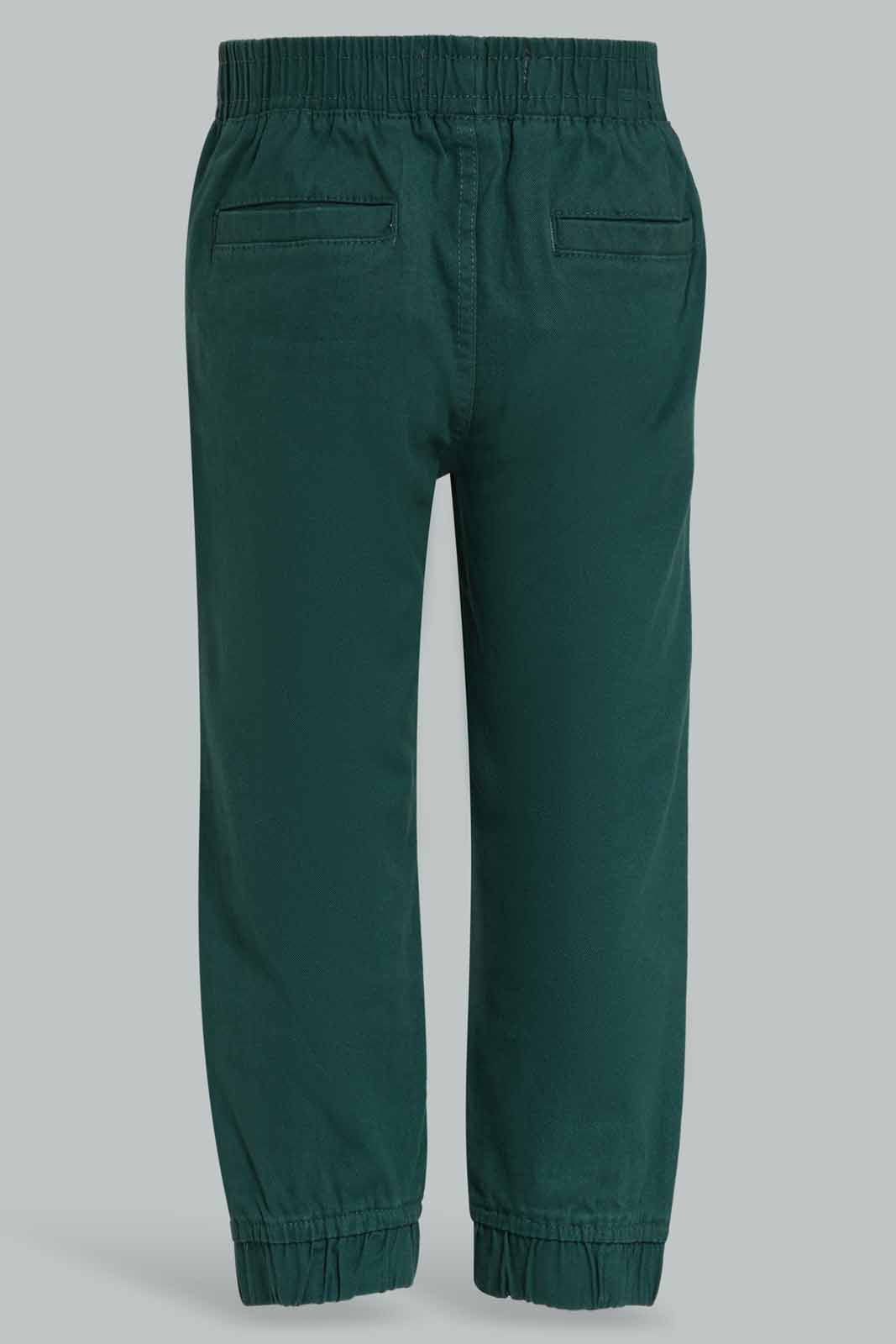Redtag-Green-Chino-Jogger-Category:Trousers,-Colour:Green,-Deals:New-In,-Filter:Infant-Boys-(3-to-24-Mths),-INB-Trousers,-New-In-INB-APL,-Non-Sale,-Section:Boys-(0-to-14Yrs),-W22B-Infant-Boys-3 to 24 Months