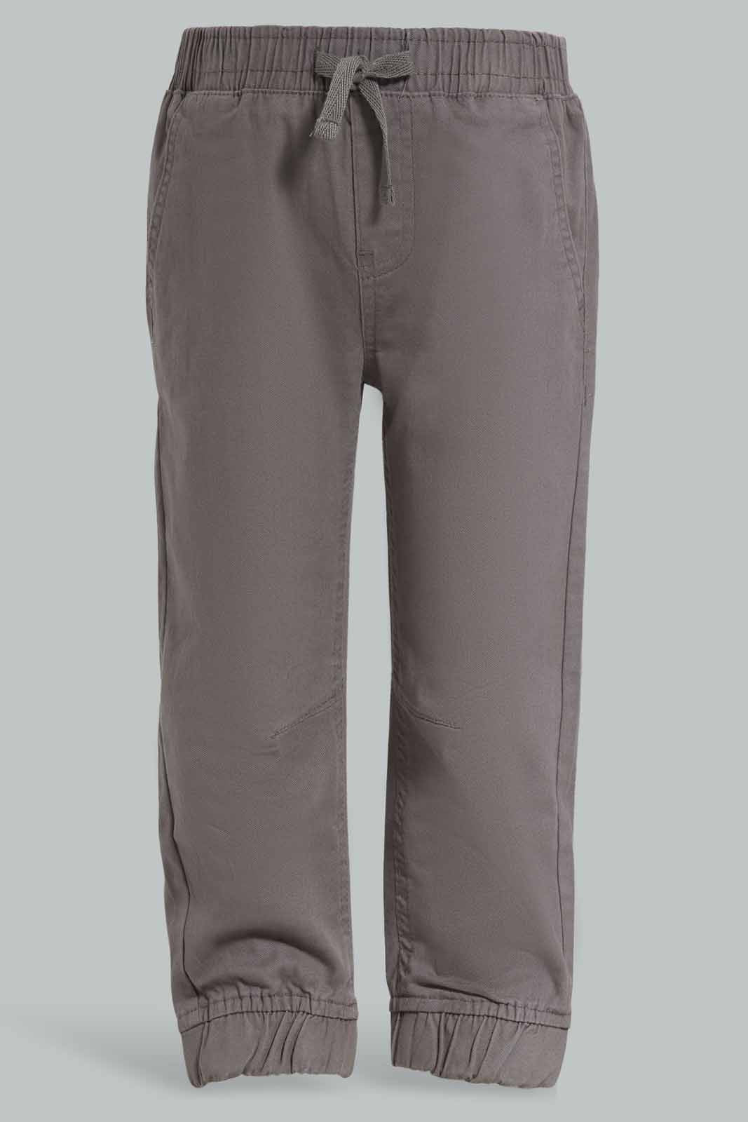 Redtag-Grey-Stone-Chino-Jogger-Category:Trousers,-Colour:Grey,-Deals:New-In,-Filter:Infant-Boys-(3-to-24-Mths),-INB-Trousers,-New-In-INB-APL,-Non-Sale,-Section:Boys-(0-to-14Yrs),-W22B-Infant-Boys-3 to 24 Months