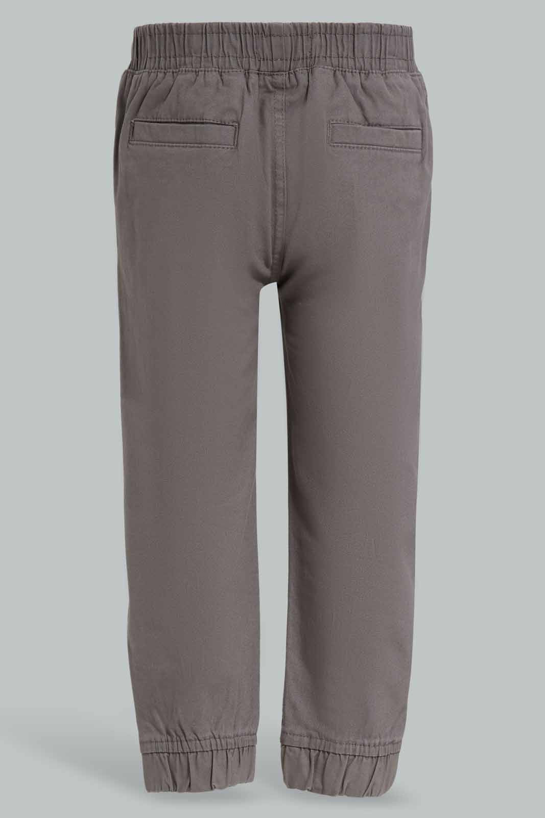 Redtag-Grey-Stone-Chino-Jogger-Category:Trousers,-Colour:Grey,-Deals:New-In,-Filter:Infant-Boys-(3-to-24-Mths),-INB-Trousers,-New-In-INB-APL,-Non-Sale,-Section:Boys-(0-to-14Yrs),-W22B-Infant-Boys-3 to 24 Months