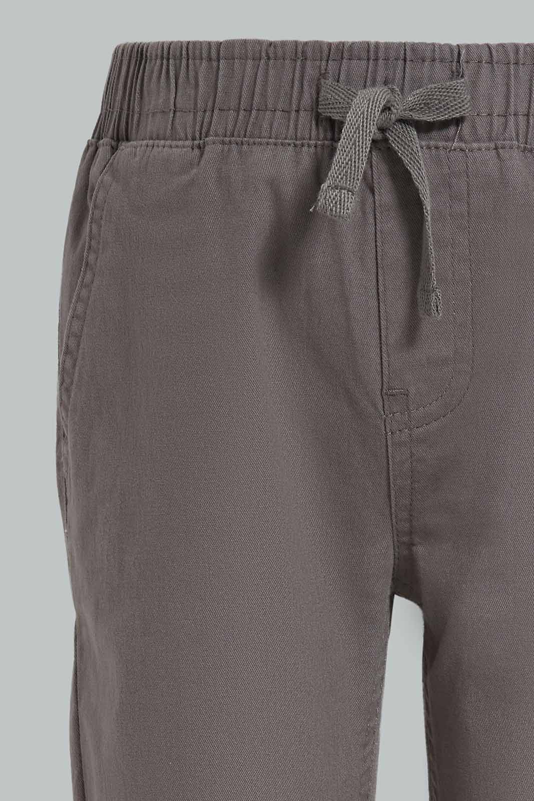 Redtag-Grey-Stone-Chino-Jogger-Category:Trousers,-Colour:Grey,-Deals:New-In,-Filter:Infant-Boys-(3-to-24-Mths),-INB-Trousers,-New-In-INB-APL,-Non-Sale,-Section:Boys-(0-to-14Yrs),-W22B-Infant-Boys-3 to 24 Months