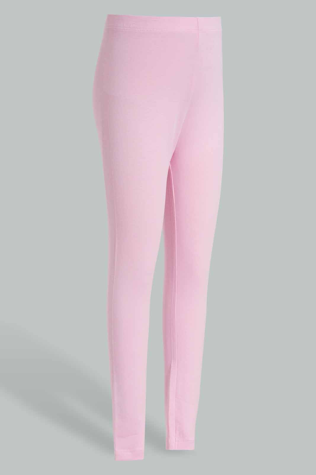 Redtag-Pink-Plain-Legging-Category:Jeggings,-Colour:Apricot,-Deals:New-In,-Filter:Girls-(2-to-8-Yrs),-GIR-Jeggings,-New-In-GIR-APL,-Non-Sale,-Section:Girls-(0-to-14Yrs),-TBL,-W22O-Girls-2 to 8 Years