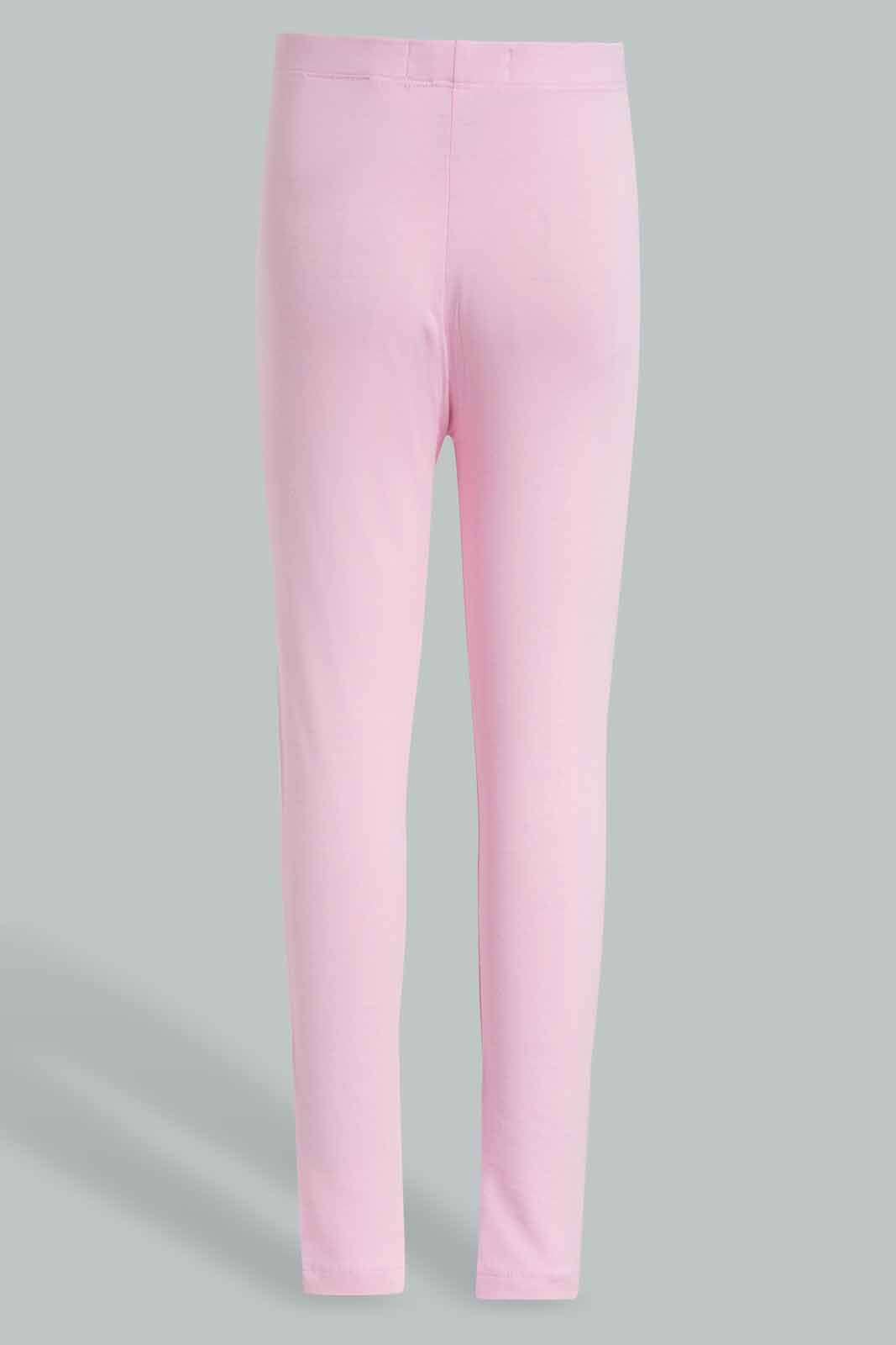 Redtag-Pink-Plain-Legging-Category:Jeggings,-Colour:Apricot,-Deals:New-In,-Filter:Girls-(2-to-8-Yrs),-GIR-Jeggings,-New-In-GIR-APL,-Non-Sale,-Section:Girls-(0-to-14Yrs),-TBL,-W22O-Girls-2 to 8 Years