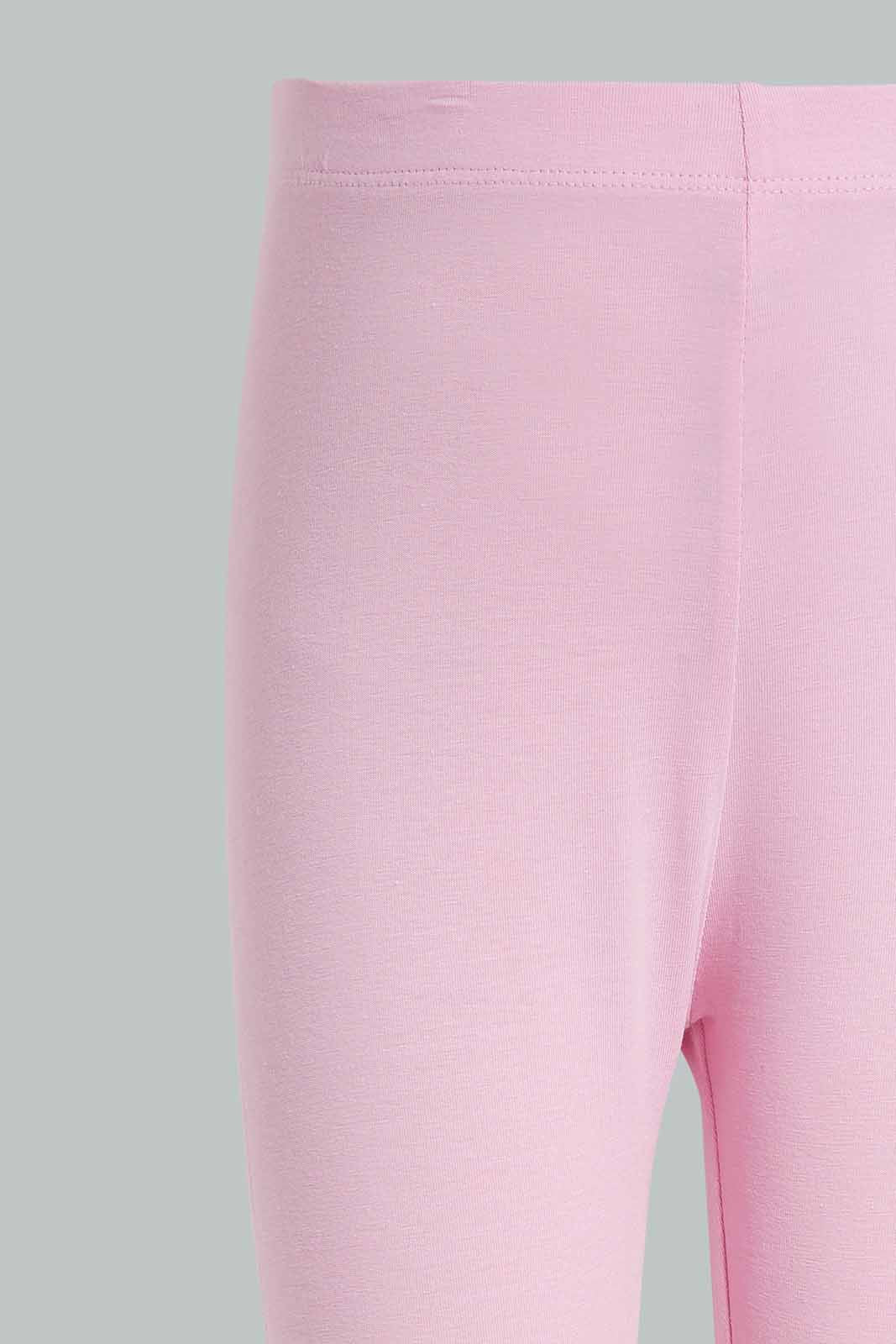 Redtag-Pink-Plain-Legging-Category:Jeggings,-Colour:Apricot,-Deals:New-In,-Filter:Girls-(2-to-8-Yrs),-GIR-Jeggings,-New-In-GIR-APL,-Non-Sale,-Section:Girls-(0-to-14Yrs),-TBL,-W22O-Girls-2 to 8 Years
