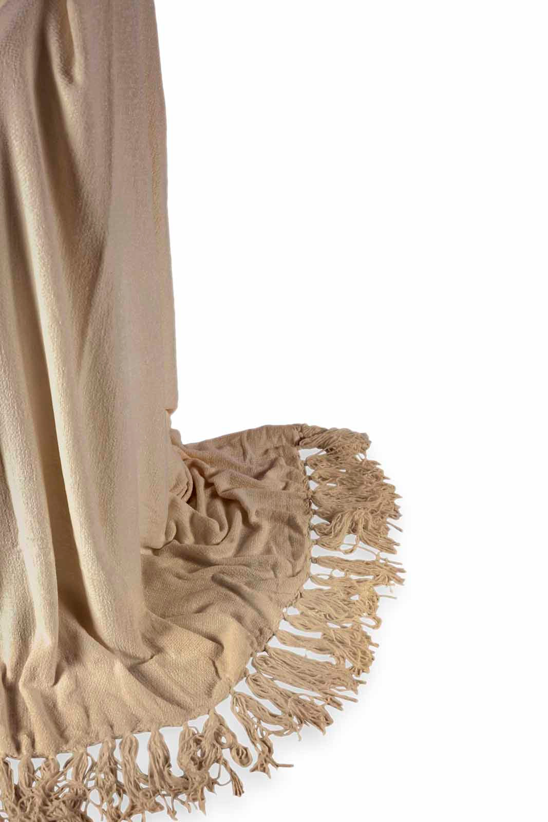 Redtag-Beige-Chenille-Throw-With-Fringe-Category:Throws,-Colour:Beige,-Deals:New-In,-Dept:Home,-Filter:Home-Bedroom,-HMW-BED-Throws,-New-In-HMW-BED,-Non-Sale,-Section:Homewares,-W22A-Home-Bedroom-