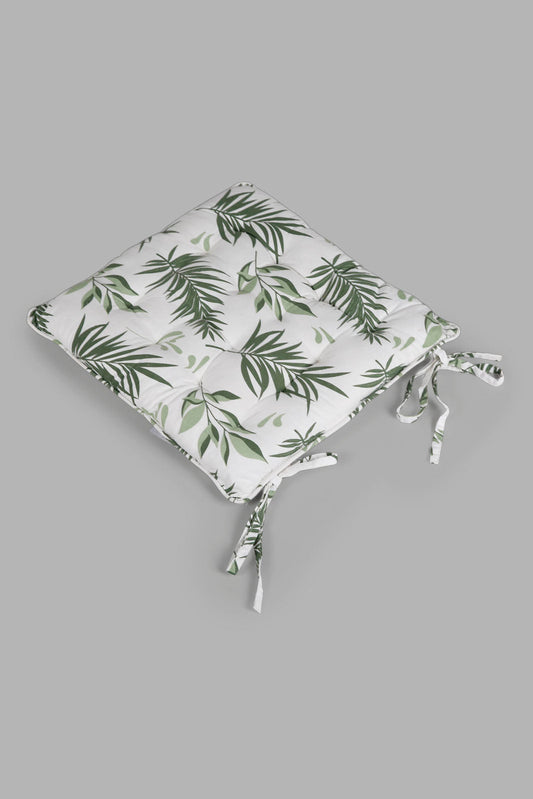 Redtag-Beige-Botanical-Printed-Chairpad-Category:Cushions,-Colour:Beige,-Deals:New-In,-Filter:Home-Bedroom,-HMW-BED-Cushions,-New-In-HMW-BED,-Non-Sale,-Section:Homewares,-W22A-Home-Bedroom-