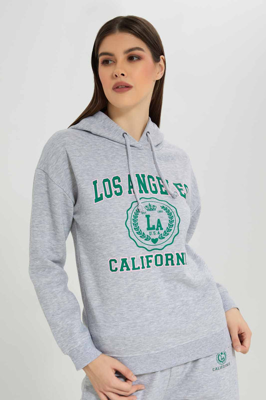 Redtag-Grey-Melange-Hooded-Lounge-Sweatshirt-Category:Sweatshirts,-Colour:Grey,-Deals:New-In,-Filter:Women's-Clothing,-New-In-Women-APL,-Non-Sale,-Section:Women,-W22B,-Women-Loungewear-Sweatshirts,-Women-Sweatshirts-Women's-