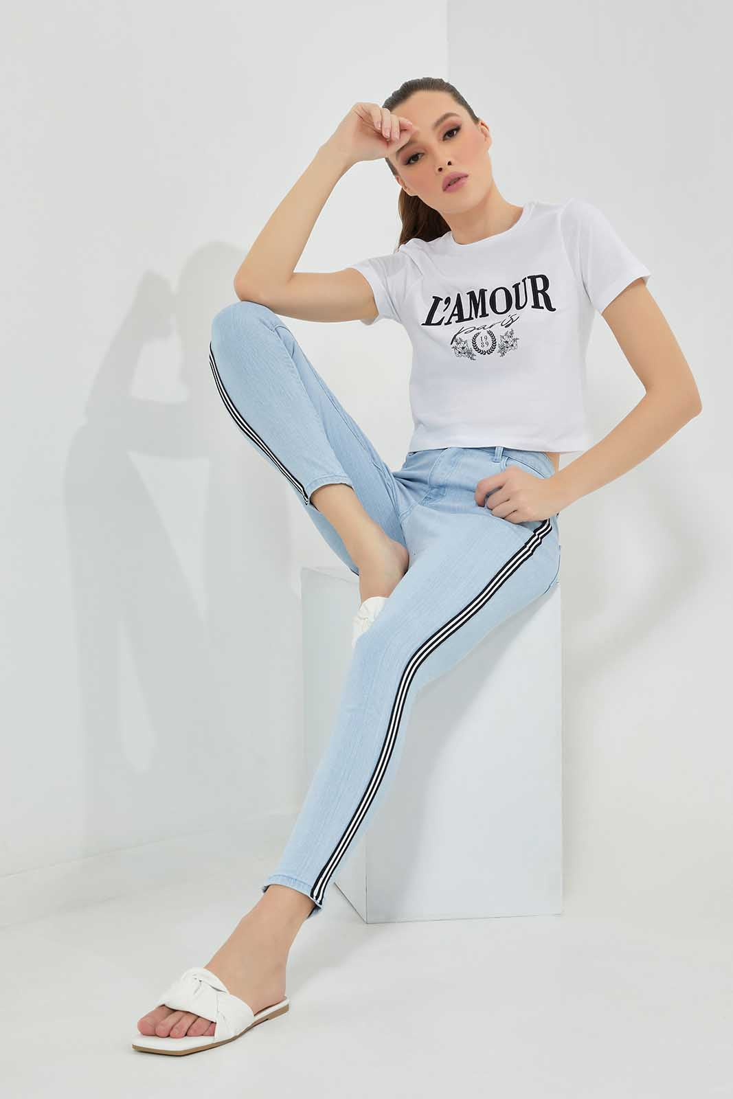 Redtag-Pale-Blue-Denim-With-Side-Taping-Category:Jeans,-Colour:Blue,-Deals:New-In,-Filter:Women's-Clothing,-LDC,-LDC-Jeans,-New-In-LDC-APL,-Non-Sale,-Section:Women,-W22A-Women's-
