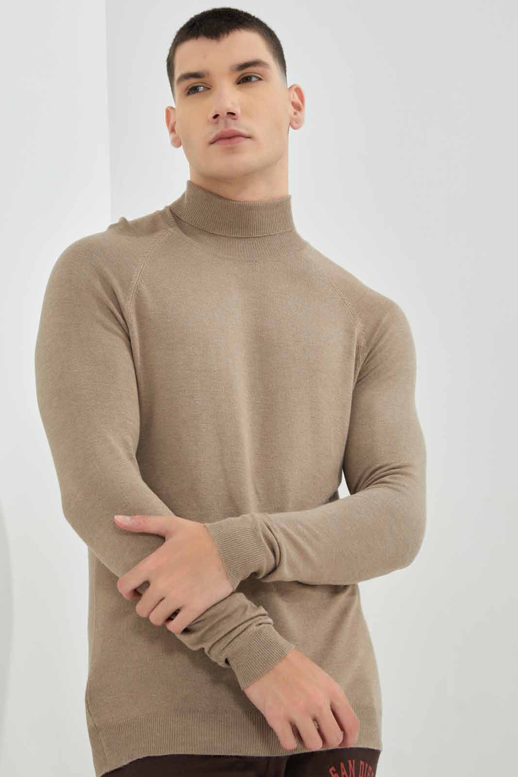 Redtag-Brown-Knitwear-Highneck-Category:Cardigans,-Colour:Brown,-Deals:New-In,-Filter:Men's-Clothing,-Men-Cardigans,-New-In-Men-APL,-Non-Sale,-Section:Men,-TBL,-W22B-Men's-