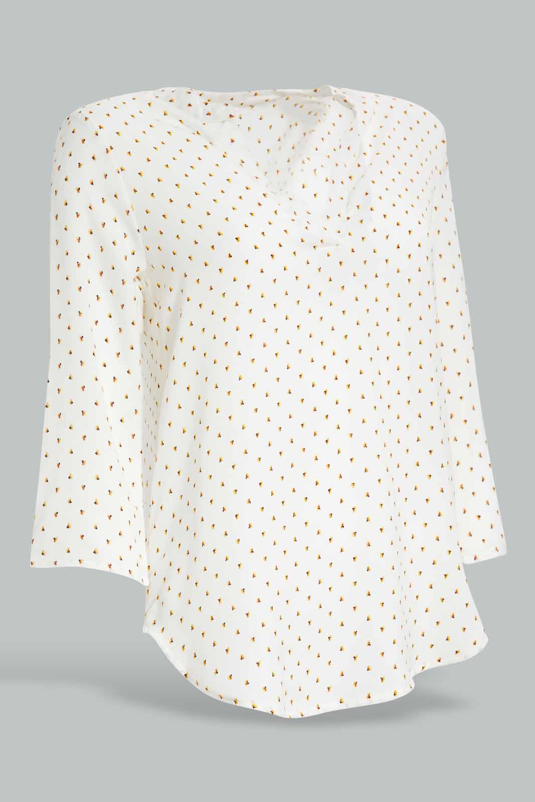 Redtag-Assorted-Front-Half-Placket-Blouse-Category:Blouses,-Colour:Assorted,-Deals:New-In,-Filter:Women's-Clothing,-KSH,-New-In-Women-APL,-Non-Sale,-Section:Women,-W22O,-Women-Blouses-Women's-