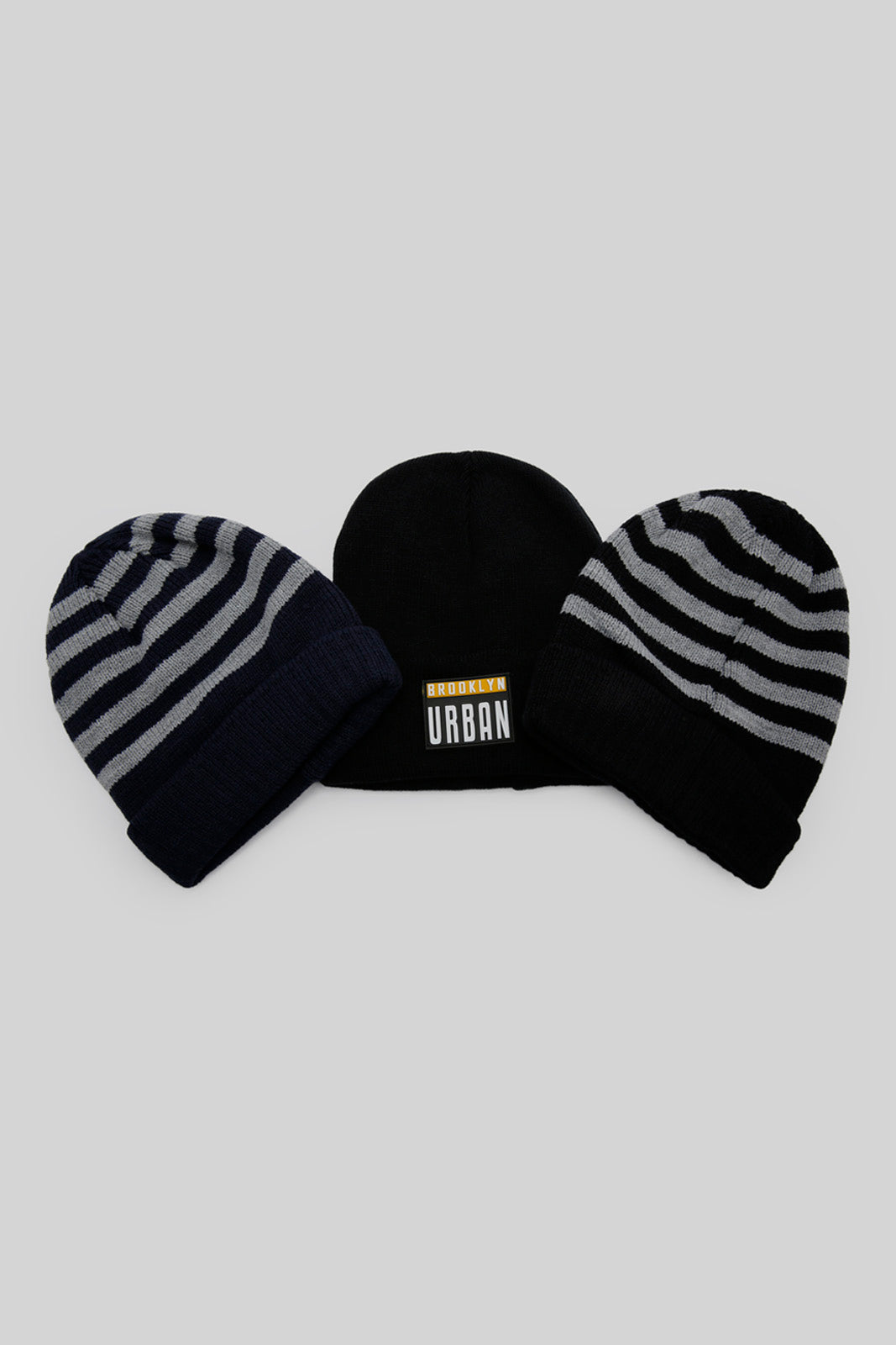 Redtag-Assorted-Multi-Set-Of-3-Knitted-Cap-BOY-Knitted-Accessories,-Category:Knitted-Accessories,-Colour:Assorted,-Filter:Boys-Accessories,-New-In,-New-In-BOY-ACC,-Non-Sale,-Section:Boys-(0-to-14Yrs),-W22B-Boys-