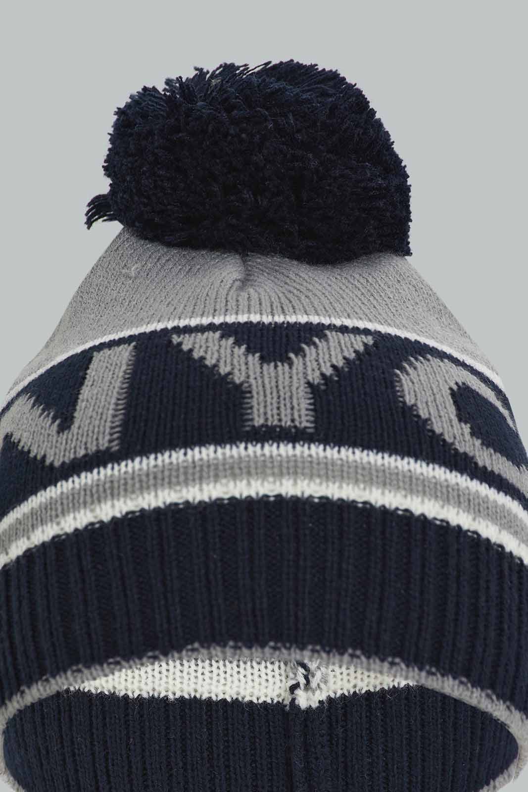Redtag-Assorted-Black-And-Mustard-Set-Of-2-Knitted-Cap-BOY-Knitted-Accessories,-Category:Knitted-Accessories,-Colour:Assorted,-Dept:Boys,-Filter:Boys-Accessories,-New-In,-New-In-BOY-ACC,-Non-Sale,-Section:Boys-(0-to-14Yrs),-W22B-Boys-