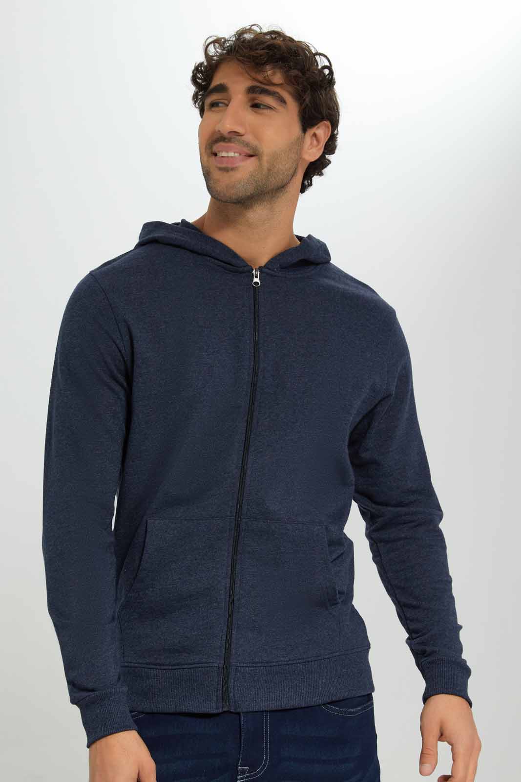 Redtag-Indigo-Zip-Thru-Hoody-Category:Sweatshirts,-Colour:Indigo,-Deals:New-In,-Filter:Men's-Clothing,-Men-Sweatshirts,-New-In-Men-APL,-Non-Sale,-Section:Men,-TBL,-W22A-Men's-