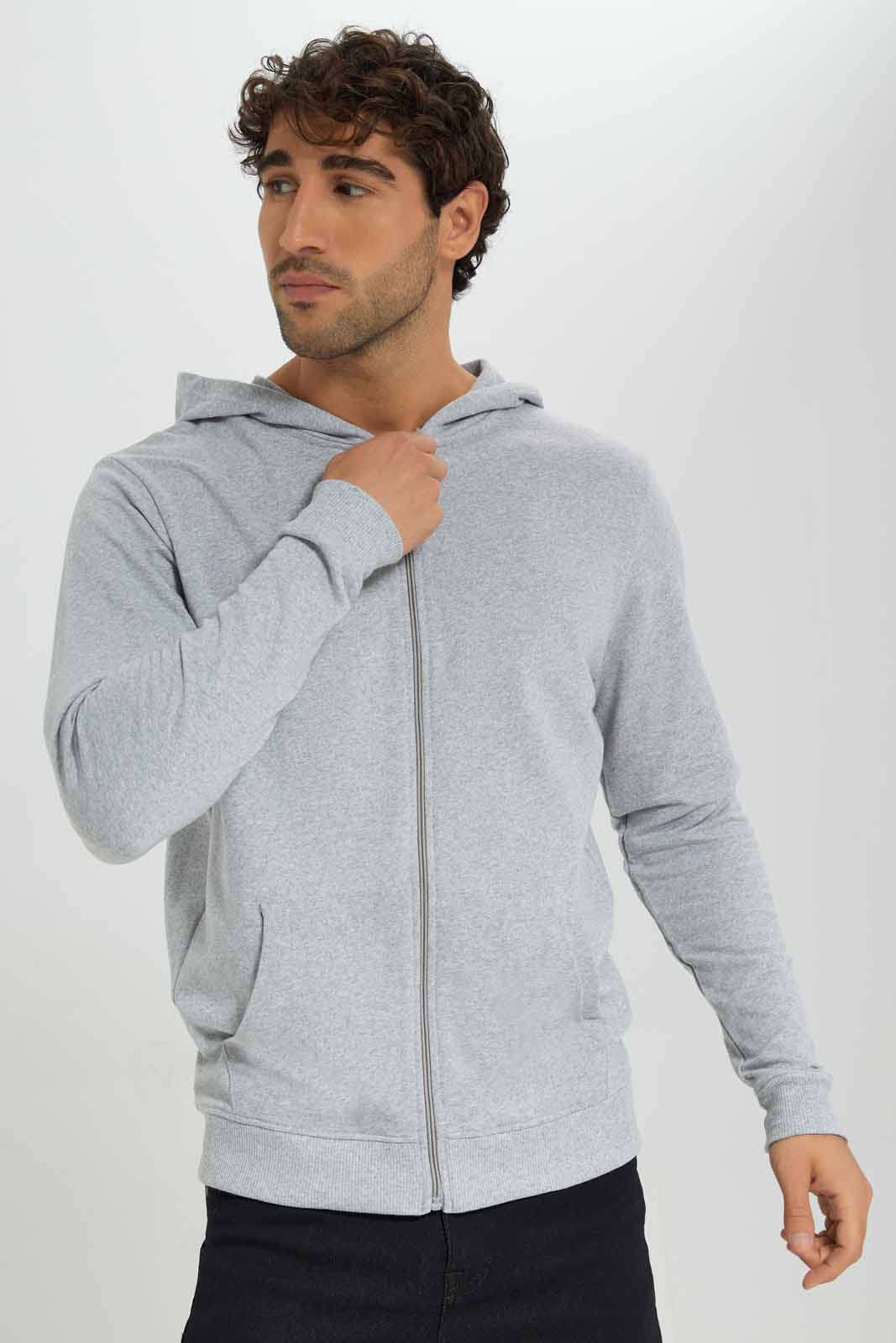 Redtag-Ecru-Zip-Thru-Hoody-Category:Sweatshirts,-Colour:Ecru,-Deals:New-In,-Filter:Men's-Clothing,-Men-Sweatshirts,-New-In-Men-APL,-Non-Sale,-Section:Men,-TBL,-W22A-Men's-