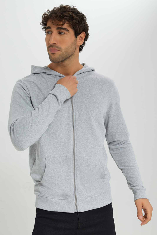 Redtag-Ecru-Zip-Thru-Hoody-Category:Sweatshirts,-Colour:Ecru,-Deals:New-In,-Filter:Men's-Clothing,-Men-Sweatshirts,-New-In-Men-APL,-Non-Sale,-Section:Men,-TBL,-W22A-Men's-