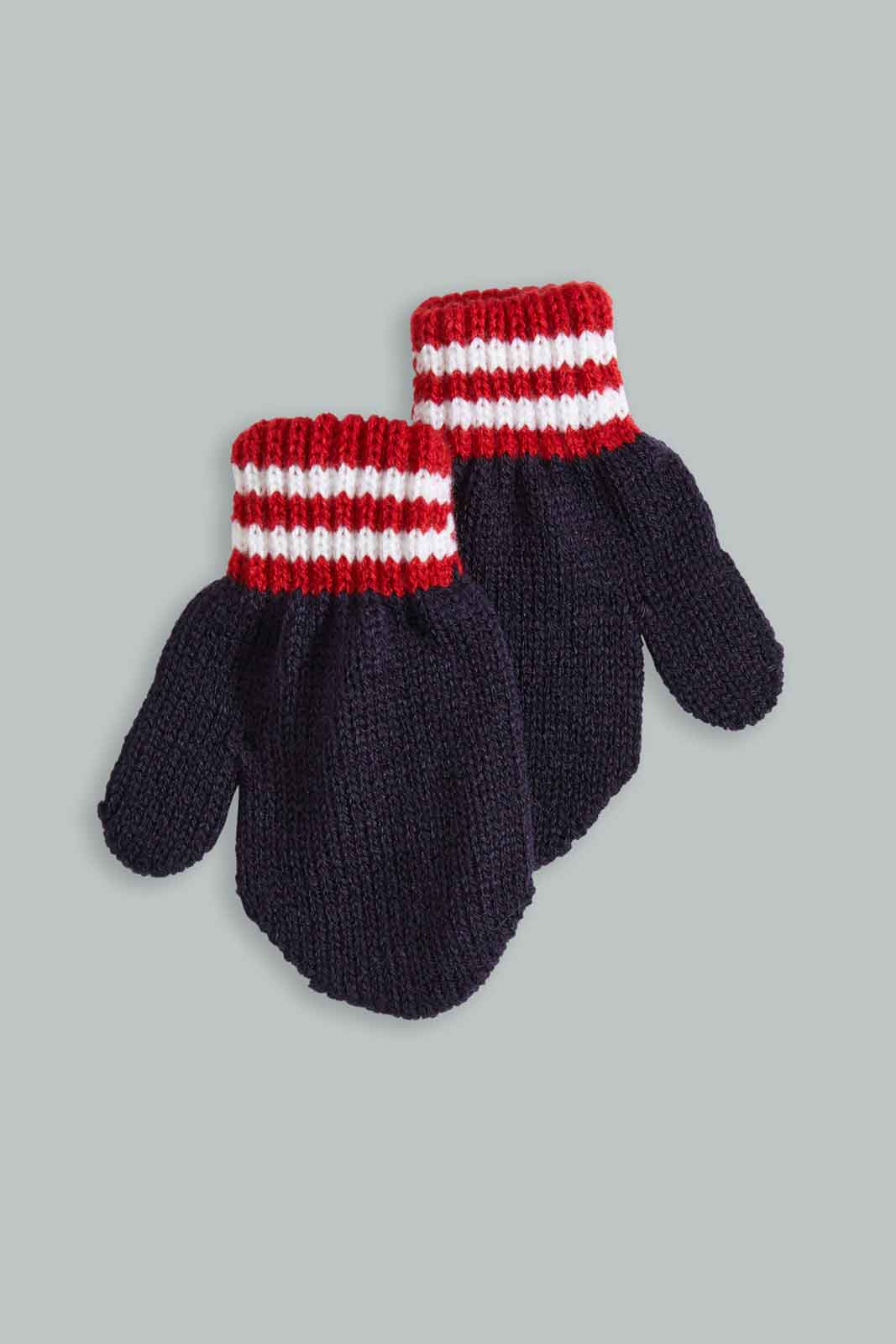 Redtag-Assorted-Navy-And-White-Stripe-Knitted-Cap-Set-Of-3-With-Scarf-0,-Category:0,-Colour:Assorted,-Filter:Boys-Accessories,-New-In,-New-In-BOY-ACC,-Non-Sale,-Section:Boys-(0-to-14Yrs),-W22A-Boys-
