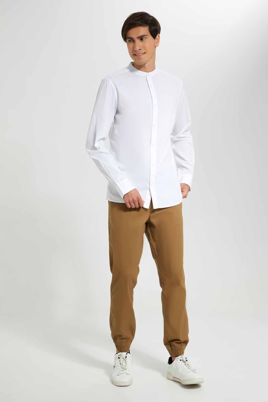 Redtag-White-Mandrain-Collar-Shirt-Category:Shirts,-Colour:White,-Deals:New-In,-Filter:Men's-Clothing,-Men-Shirts,-New-In-Men-APL,-Non-Sale,-Section:Men,-TBL,-W22A-Men's-