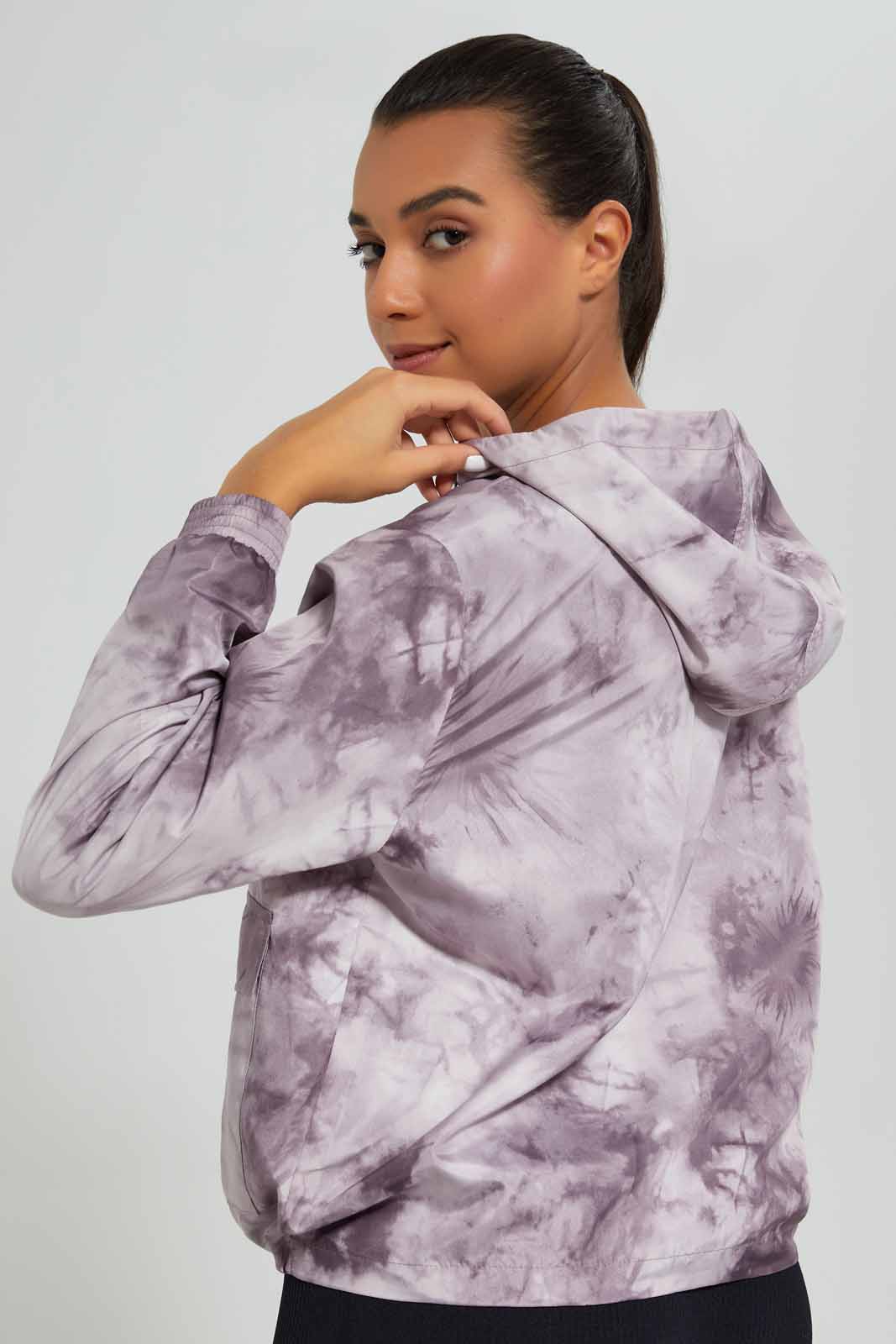 Redtag-Assorted-Tie-Dye-Zip-Front-Hoodie-Casual-Jacket-Category:Jackets,-Colour:Assorted,-Deals:New-In,-Filter:Women's-Clothing,-New-In-Women-APL,-Non-Sale,-Section:Women,-W22A,-Women-Jackets-Women's-