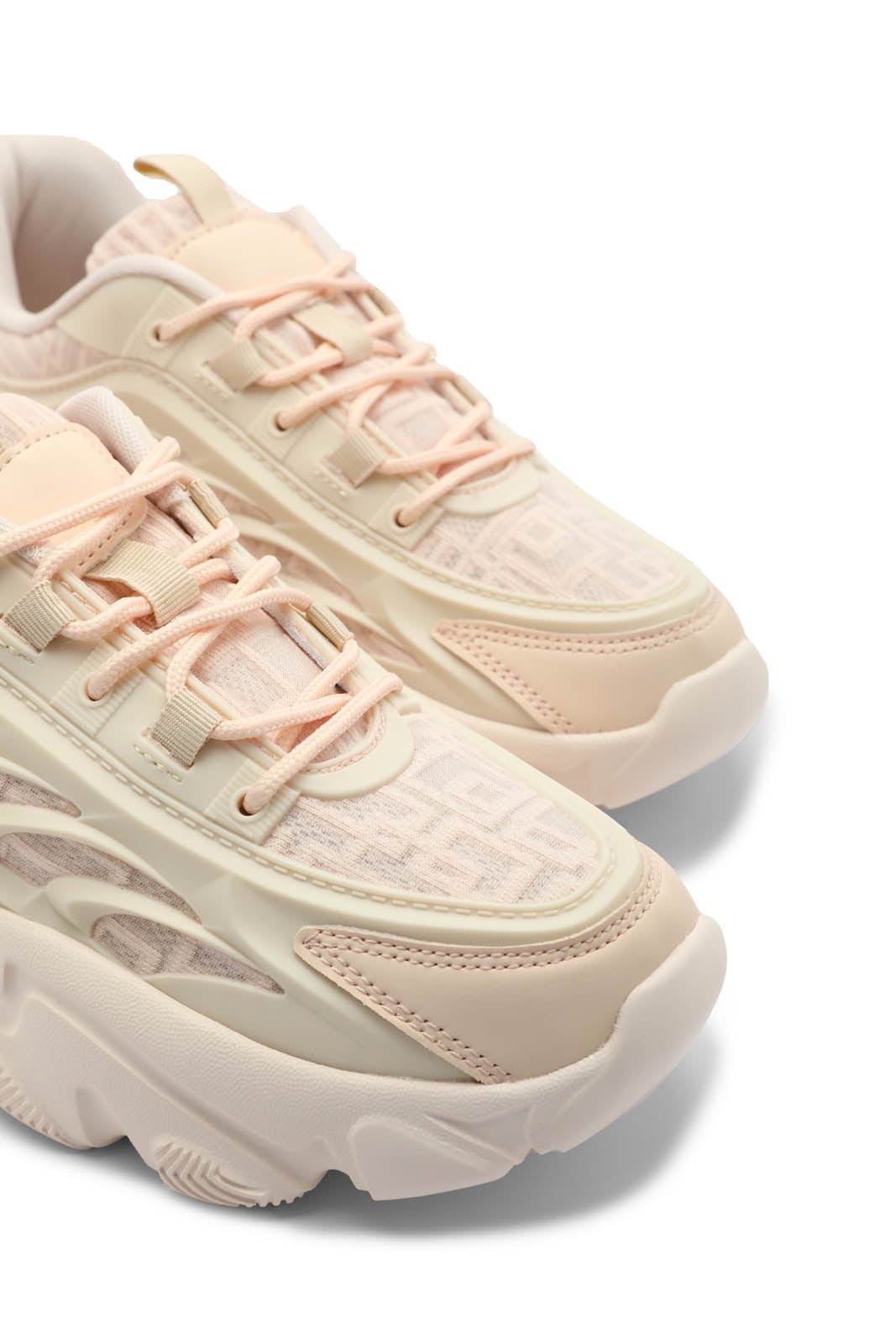 Redtag-Pink-Textured-Lace-Up-Sneaker-Category:Trainers,-Colour:Pink,-Deals:New-In,-Dept:Ladieswear,-Filter:Women's-Footwear,-New-In-Women-FOO,-Non-Sale,-Section:Women,-W22B,-Women-Trainers-Women's-