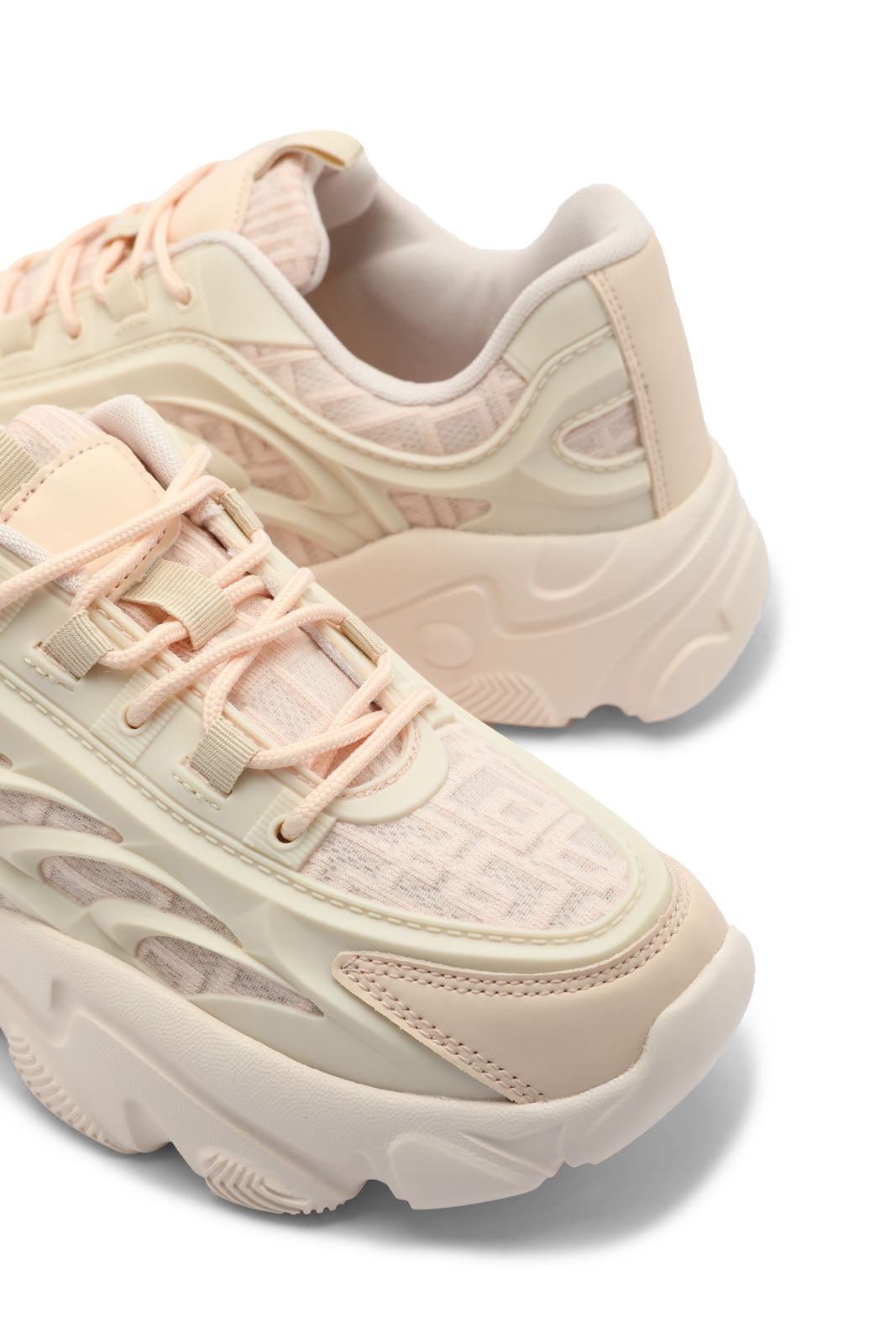 Redtag-Pink-Textured-Lace-Up-Sneaker-Category:Trainers,-Colour:Pink,-Deals:New-In,-Dept:Ladieswear,-Filter:Women's-Footwear,-New-In-Women-FOO,-Non-Sale,-Section:Women,-W22B,-Women-Trainers-Women's-